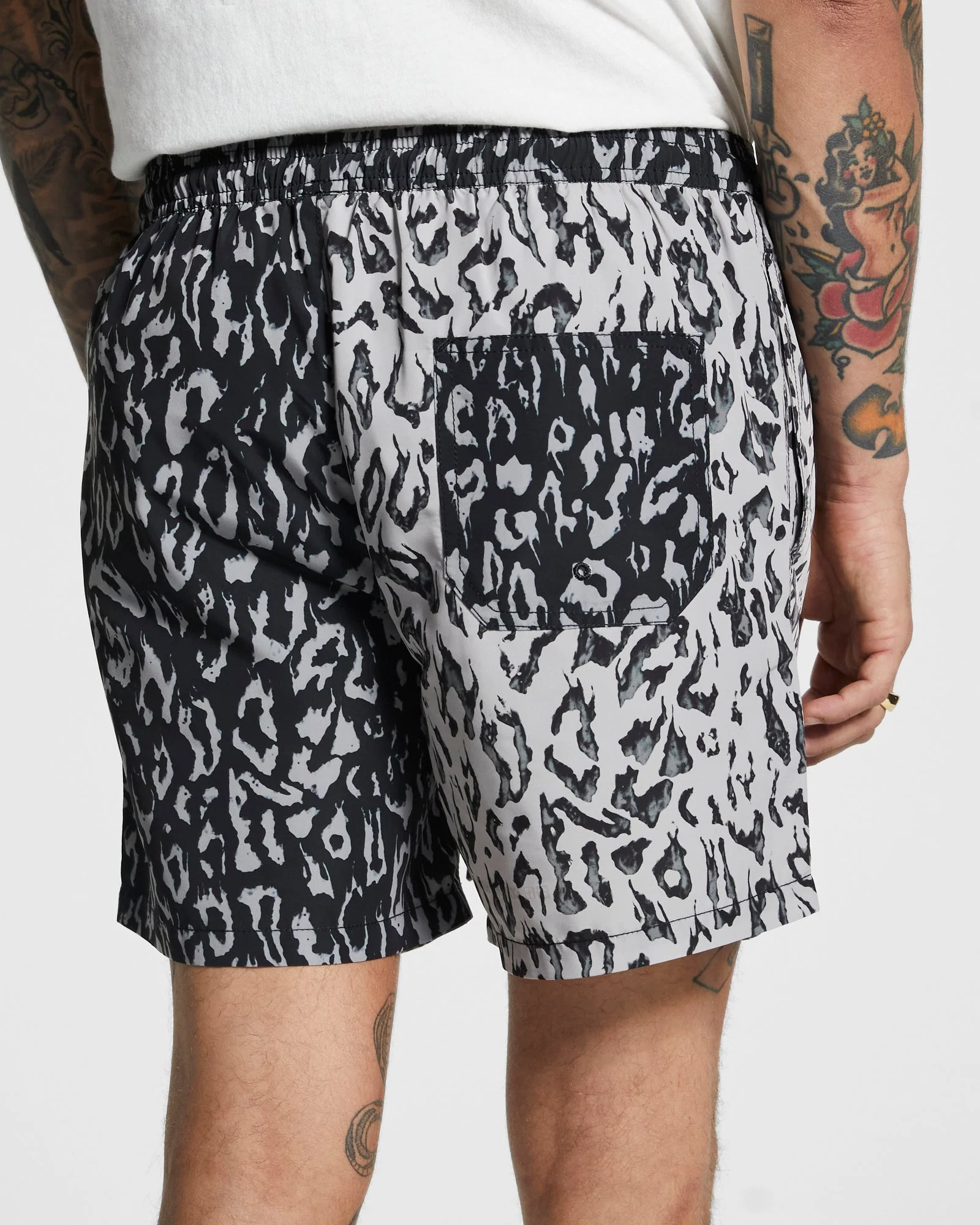 FIRE BOARDSHORT 2 TONE BLACK - Image 3