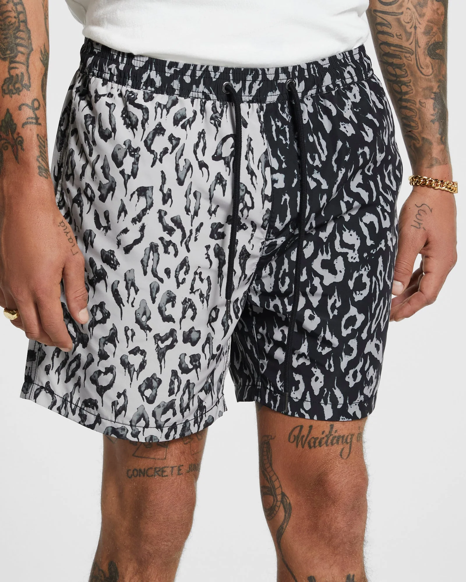 FIRE BOARDSHORT 2 TONE BLACK - Image 4