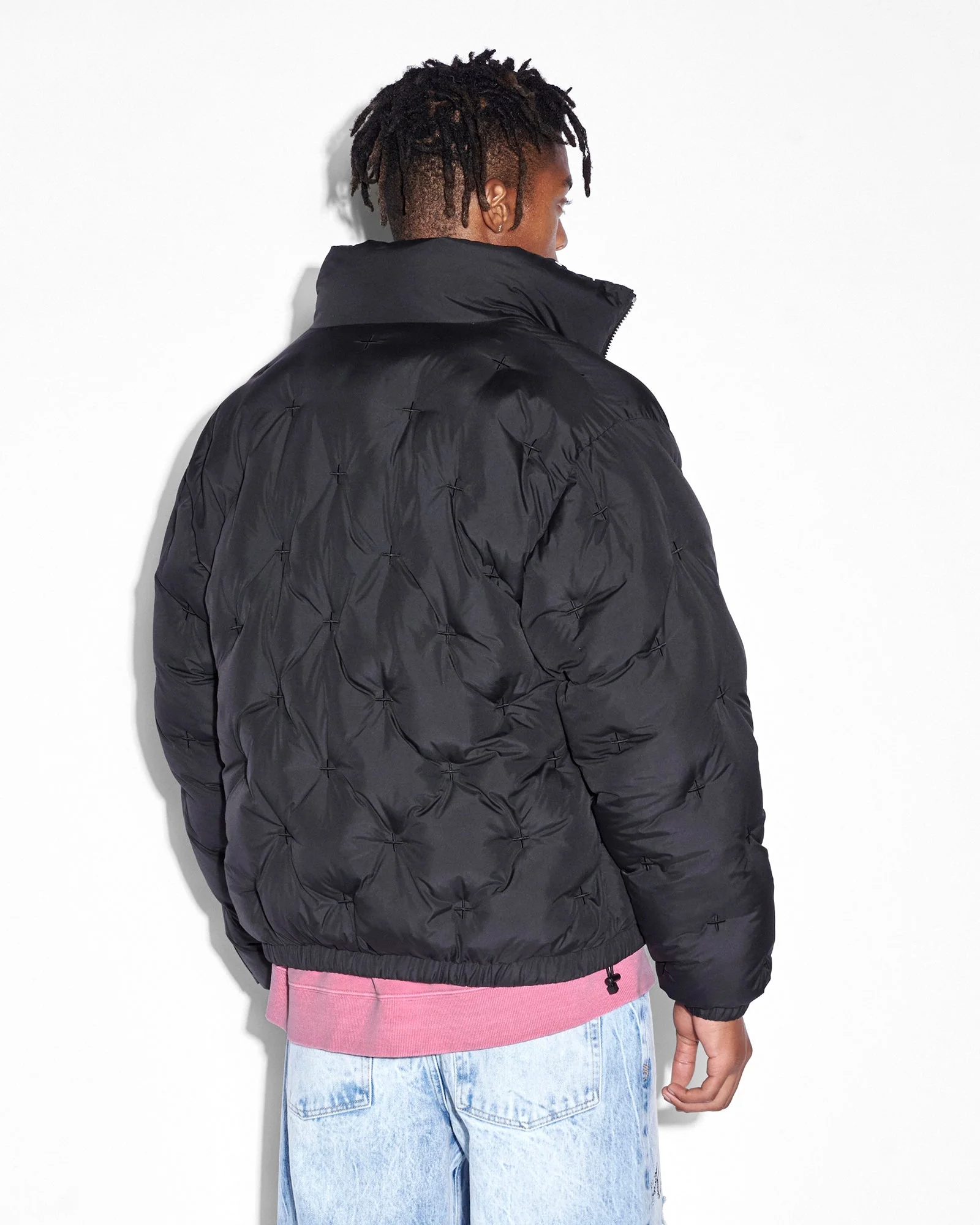 FLIGHT PUFFER JACKET BLACK - Image 4