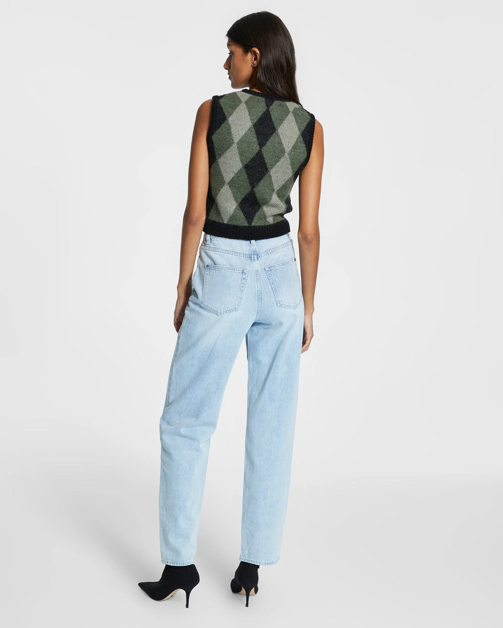 FRESHMAN SHRUNKEN VEST GREEN - Image 5