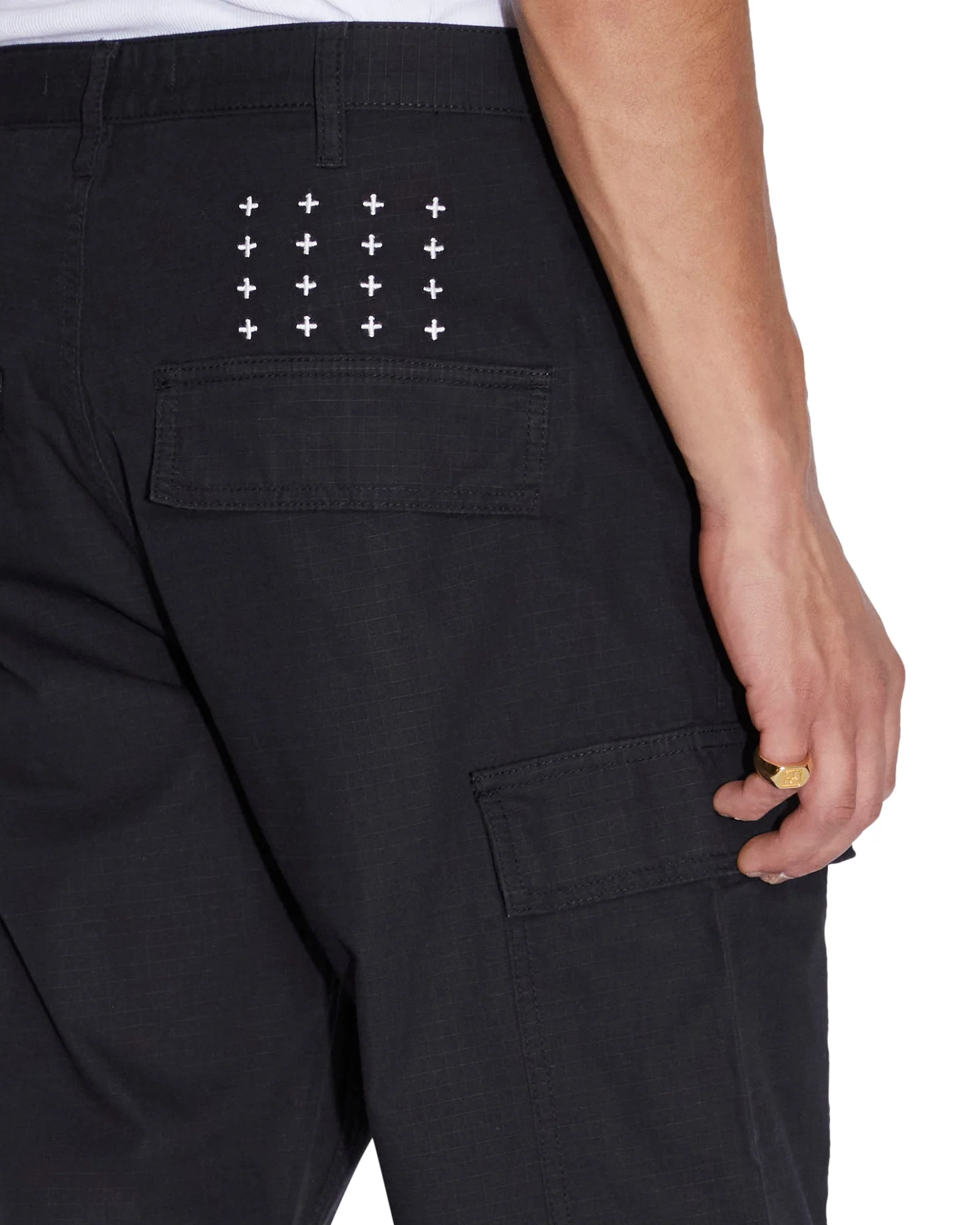 FUGITIVE CARGO PANT BLACK - Image 3