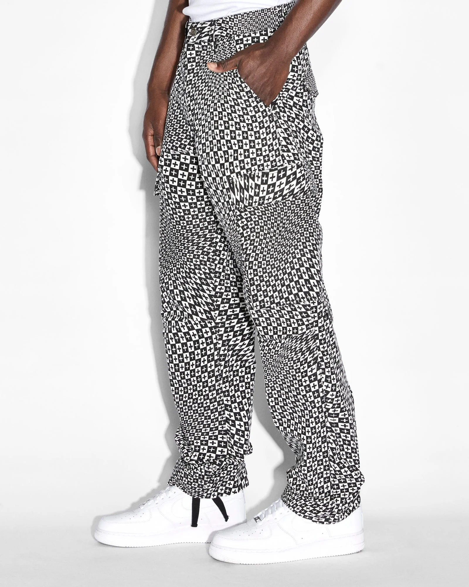 FUGITIVE CARGO PANT CHECK OUT BLACK - Image 4