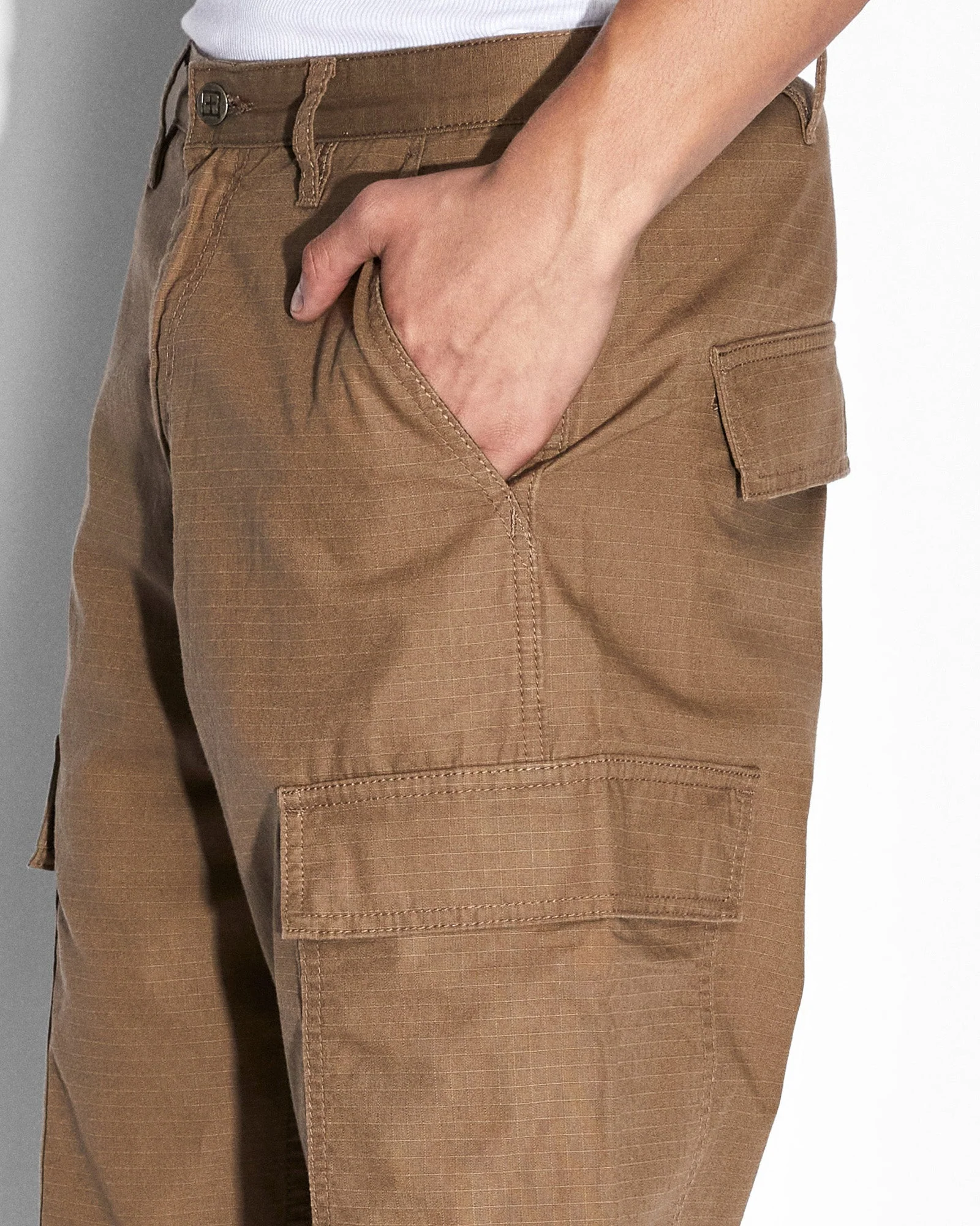 FUGITIVE CARGO PANT DARK TAN - Image 4