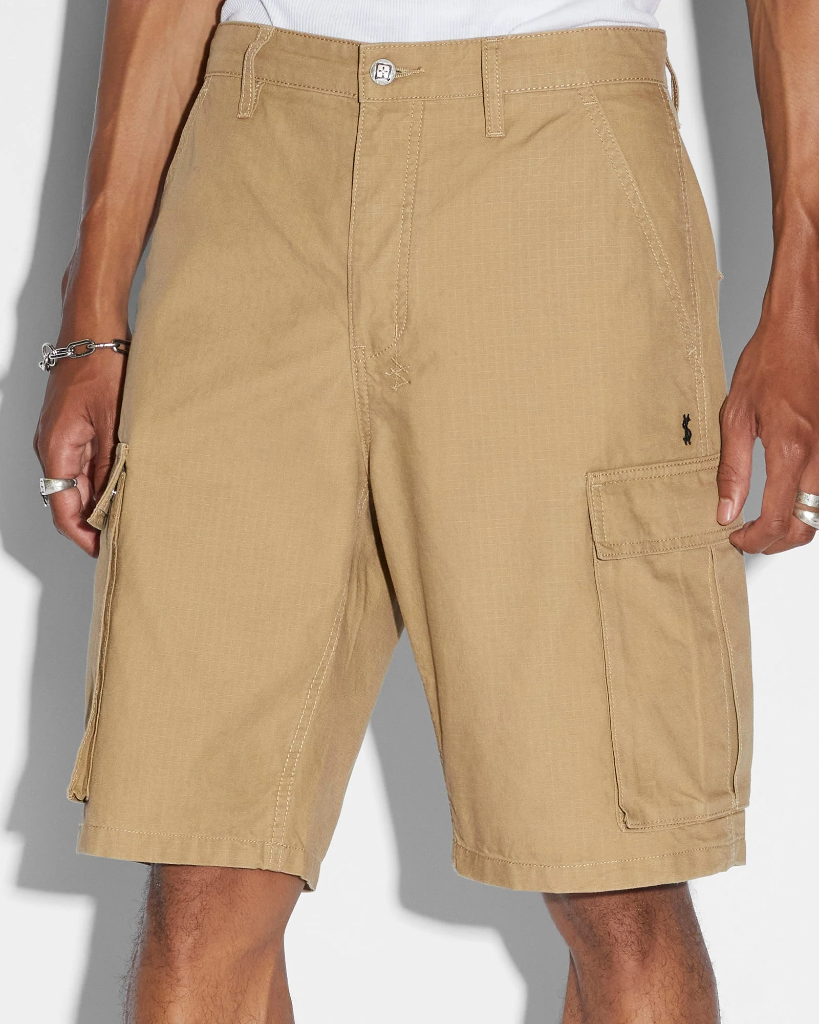 FUGITIVE CARGO SHORT DARK TAN - Image 6