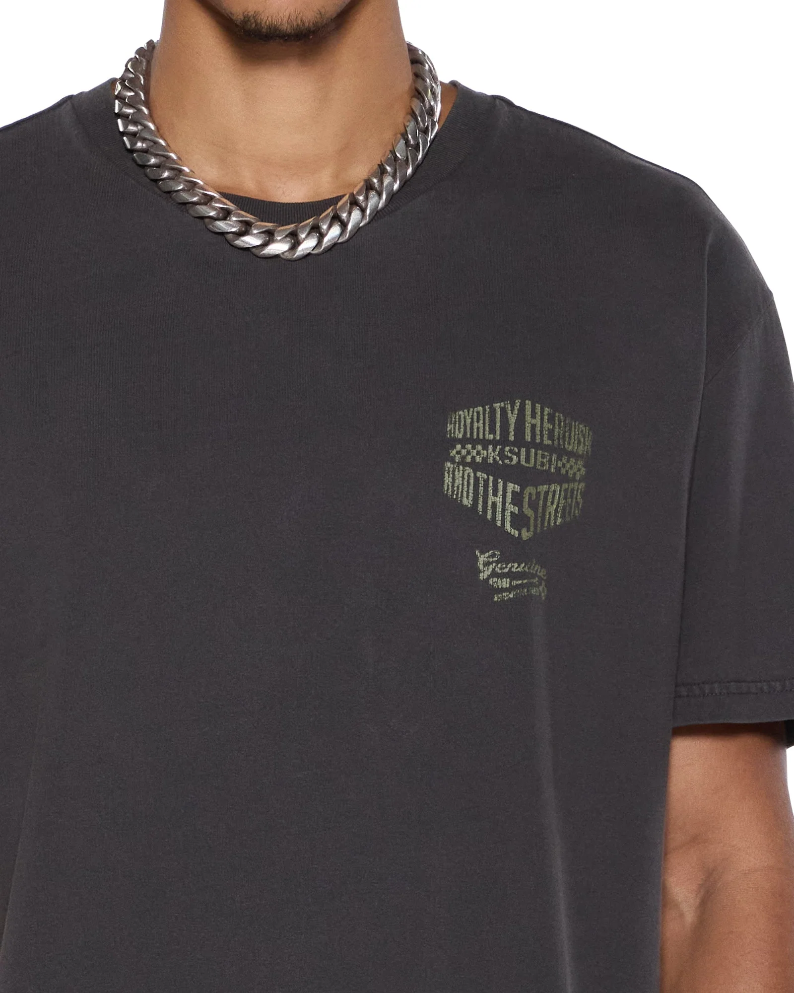 GARAGE BIGGIE SS TEE FADED BLACK - Image 3