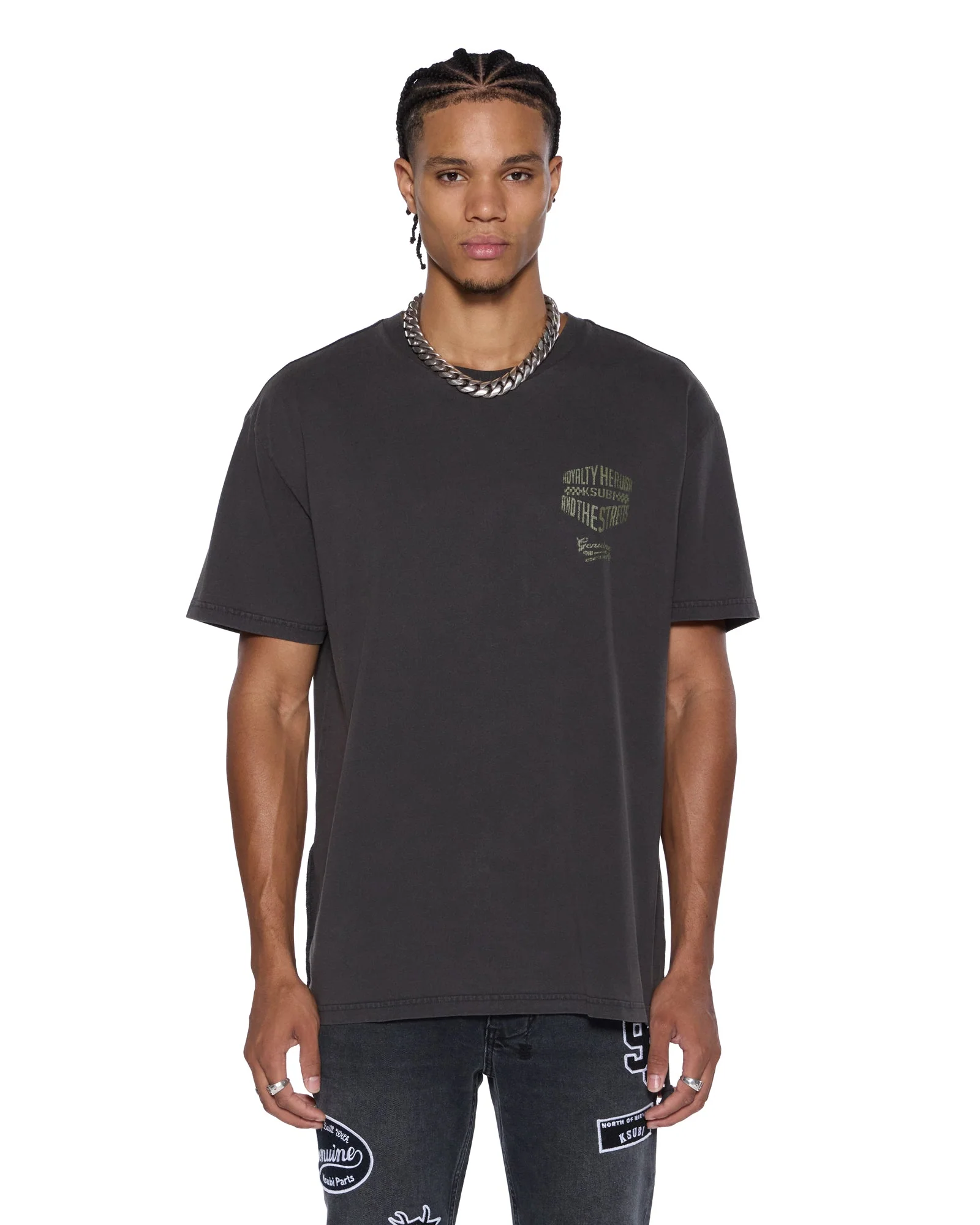 GARAGE BIGGIE SS TEE FADED BLACK - Image 4