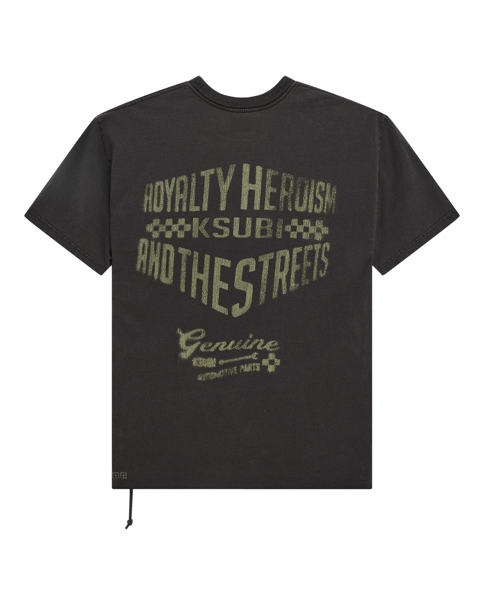 GARAGE BIGGIE SS TEE FADED BLACK - Image 6