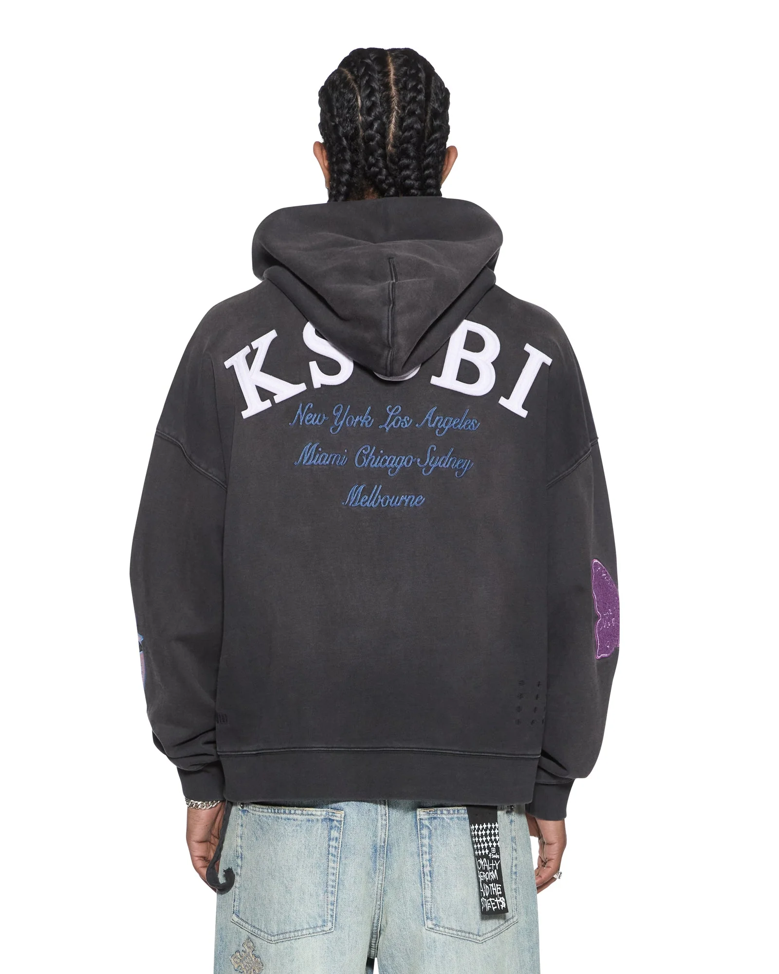GENESIS EKCESS ZIP HOODIE CHARCOAL FADE