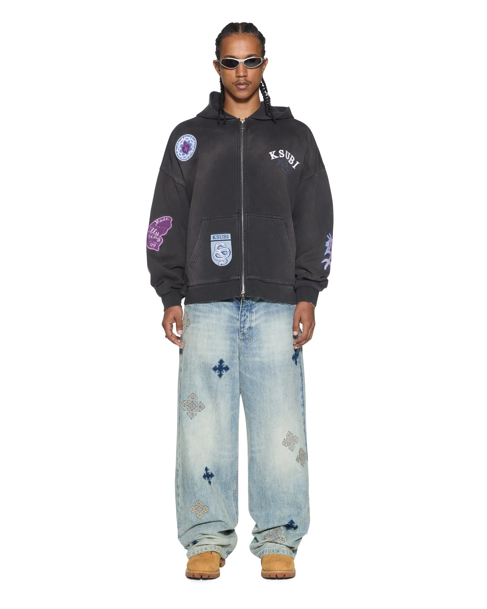 GENESIS EKCESS ZIP HOODIE CHARCOAL FADE - Image 3