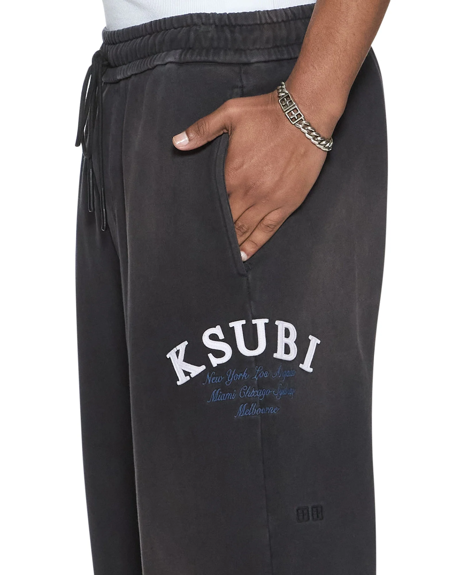 GENESIS SYNTHESIS TRAK PANT CHARCOAL FADE - Image 2