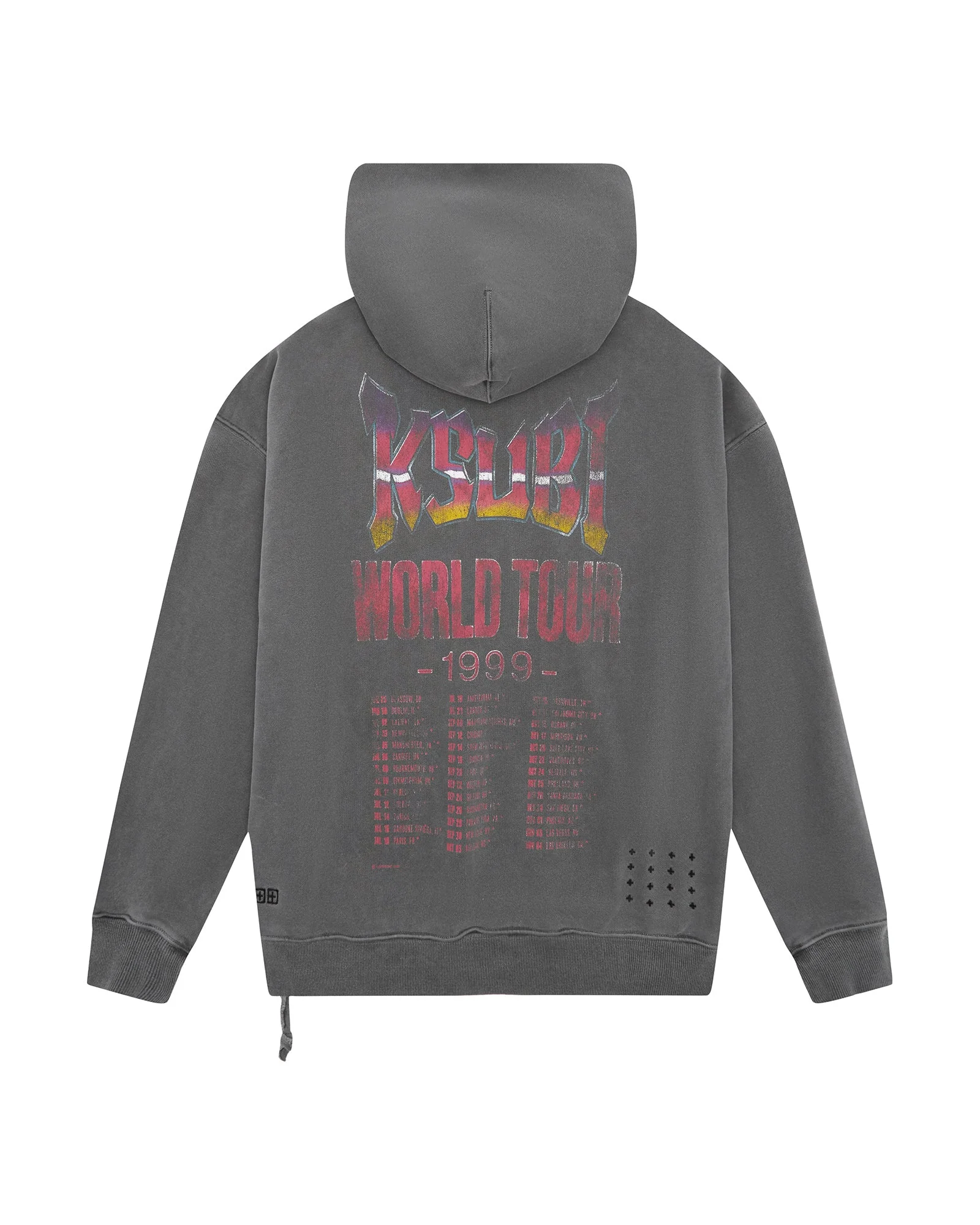GLOBAL EKCESS HOODIE CHARCOAL - Image 4