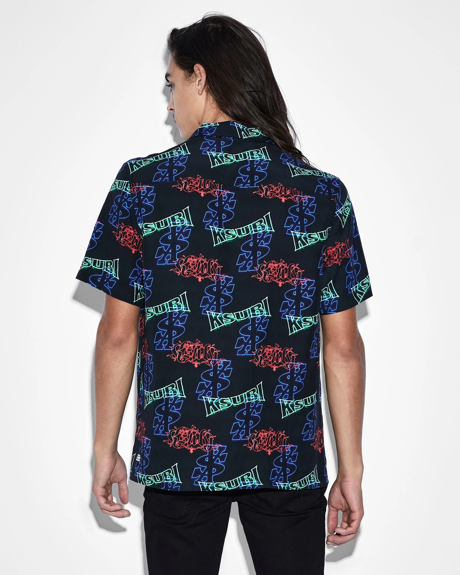GLOW RESORT SS SHIRT BLACK - Image 4
