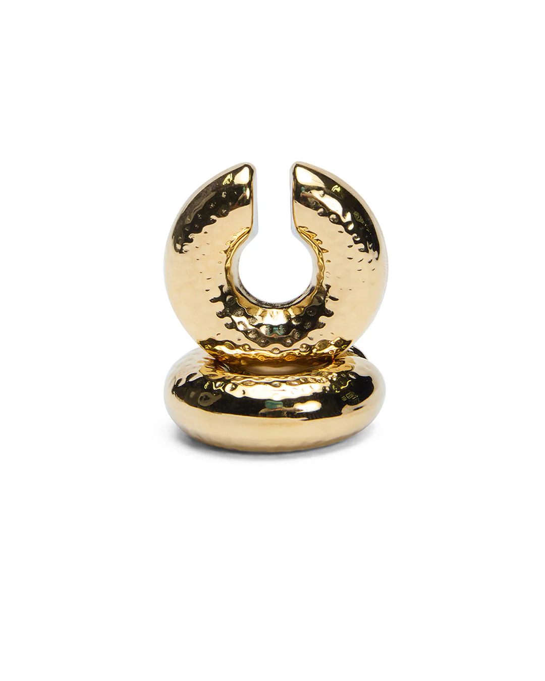 GOLD RIPPLE EAR CUFF - Image 3