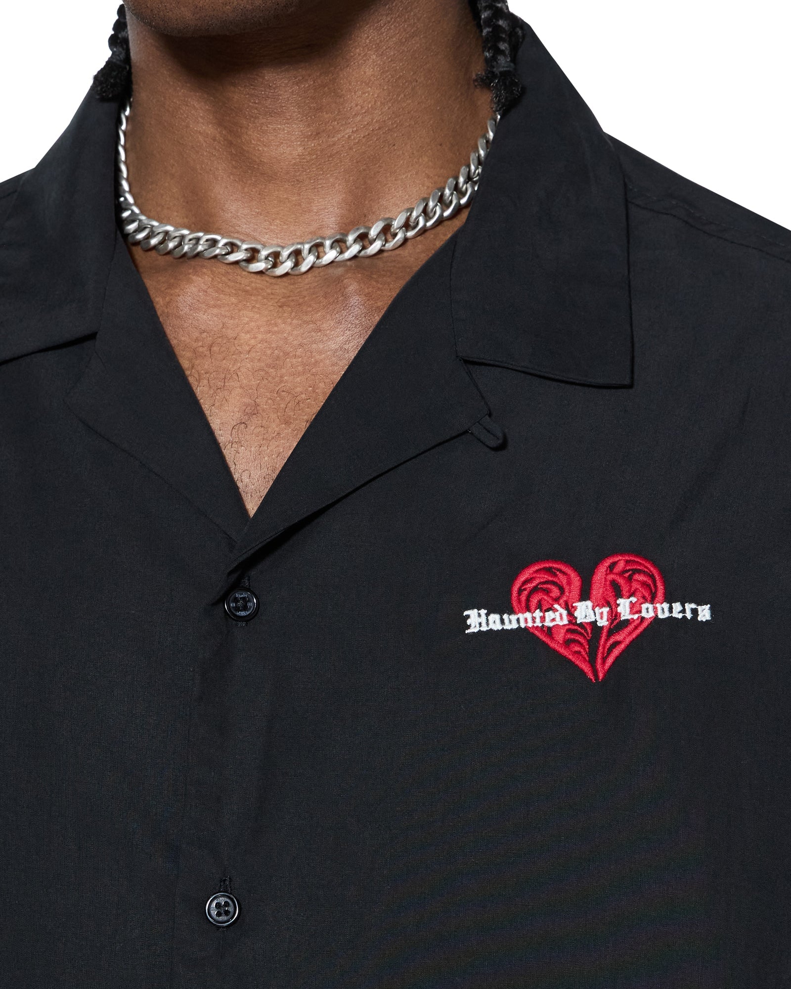 HBL DINER SS SHIRT SATIN BLACK - Image 3