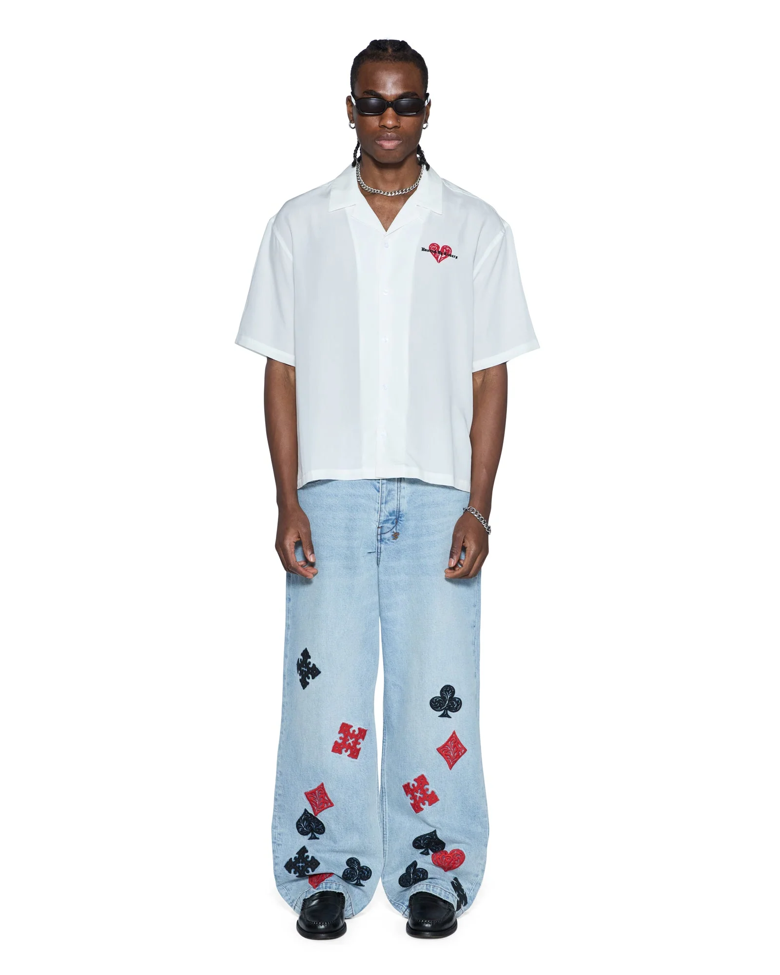 HBL DINER SS SHIRT SATIN WHITE - Image 3