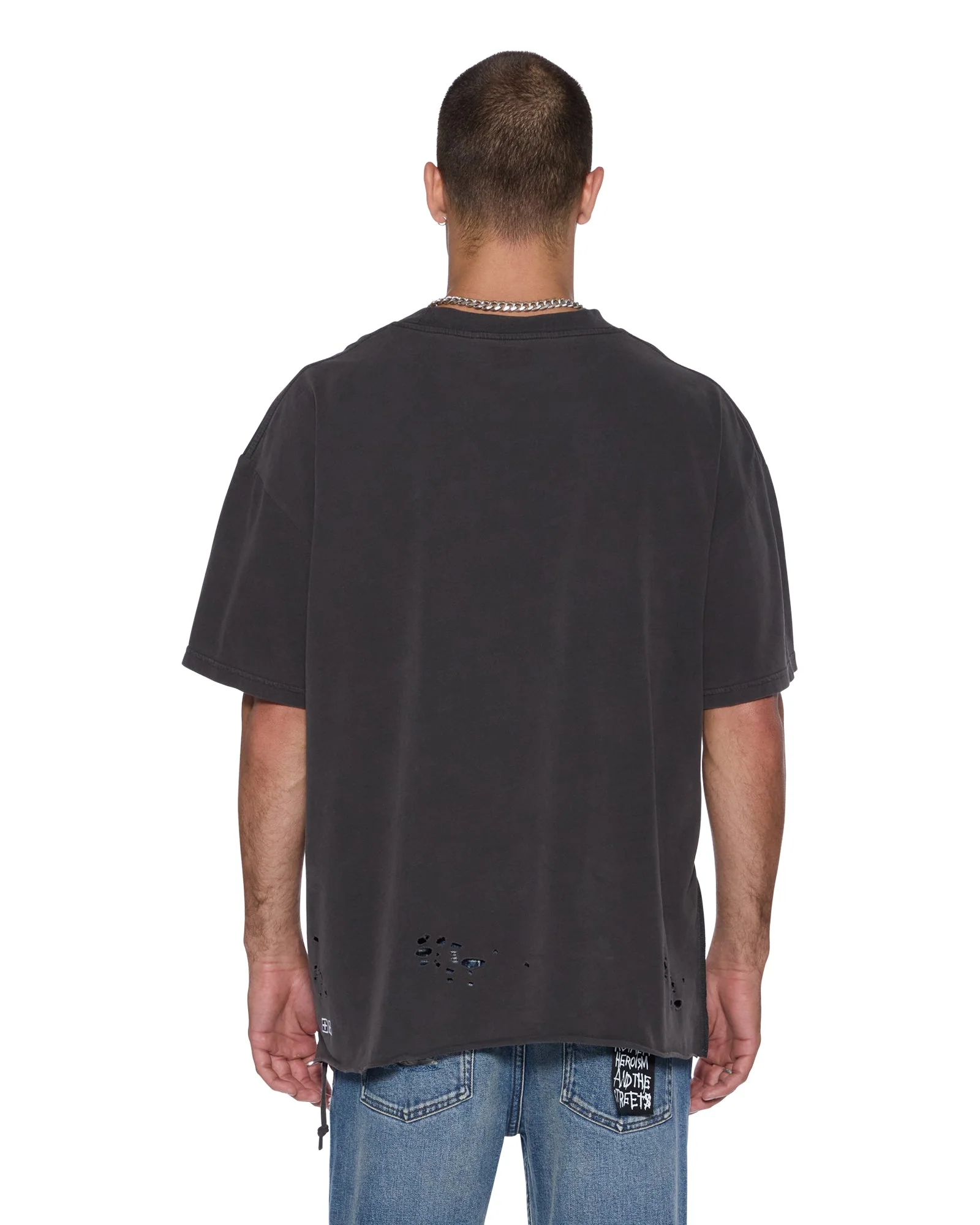 HENDRIX EKCESS SS TEE OLD BLACK - Image 4