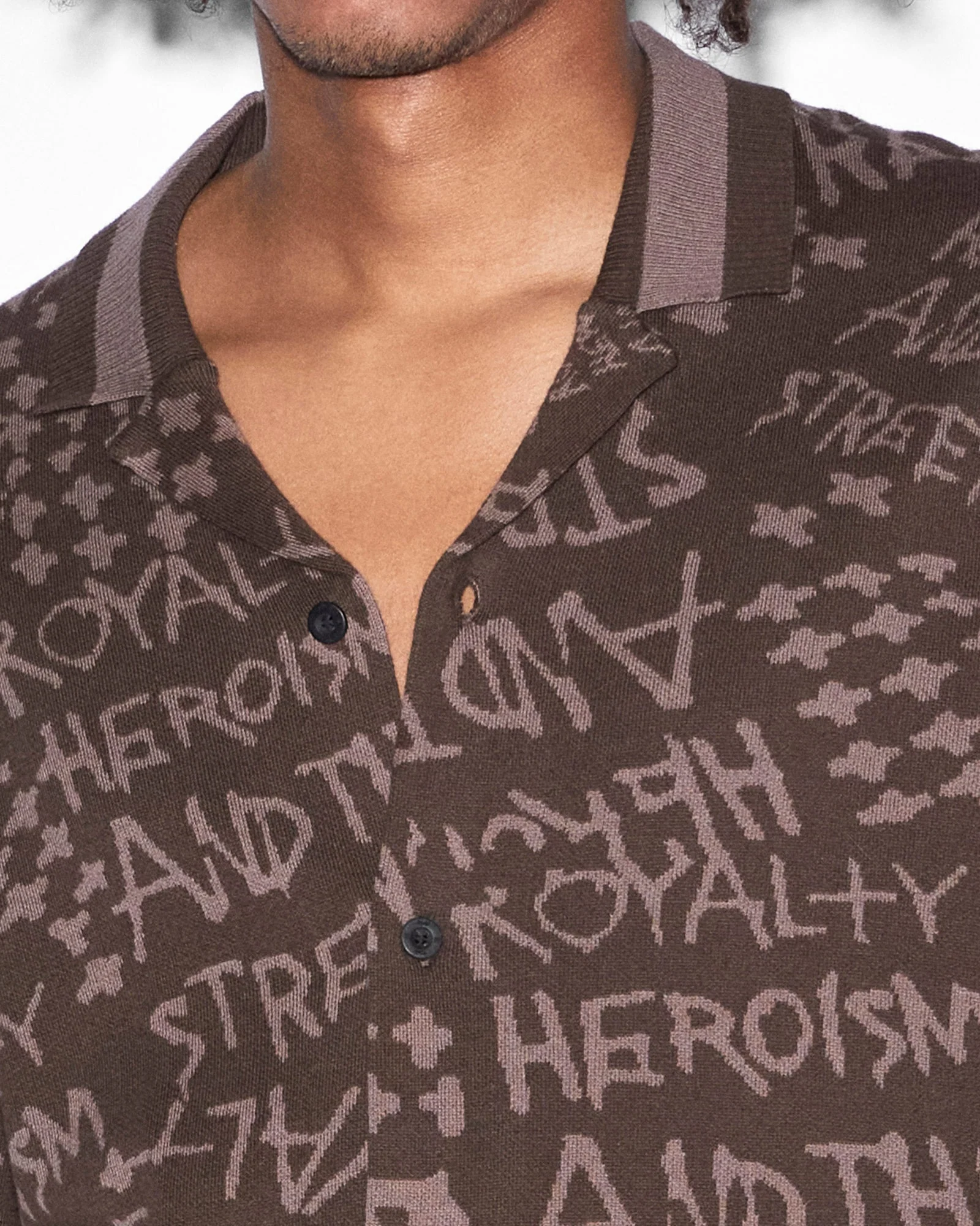HEROISM KNIT RESORT SS SHIRT JAVA - Image 4