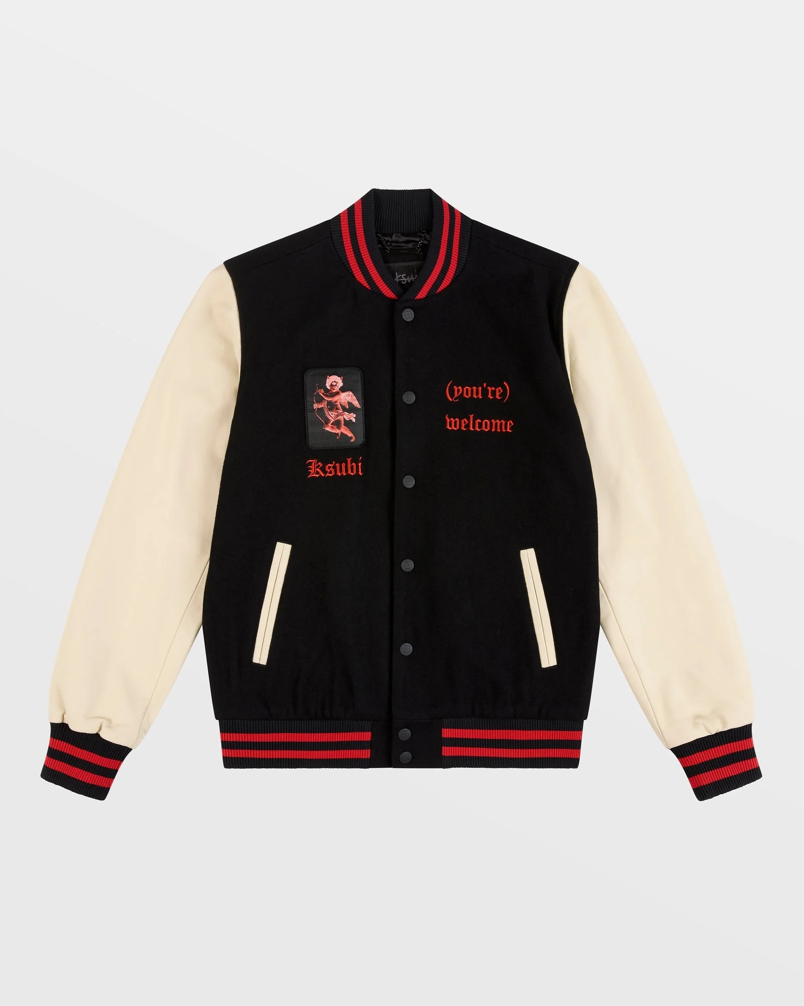 ICONS LETTERMAN JACKET BLACK - Image 5