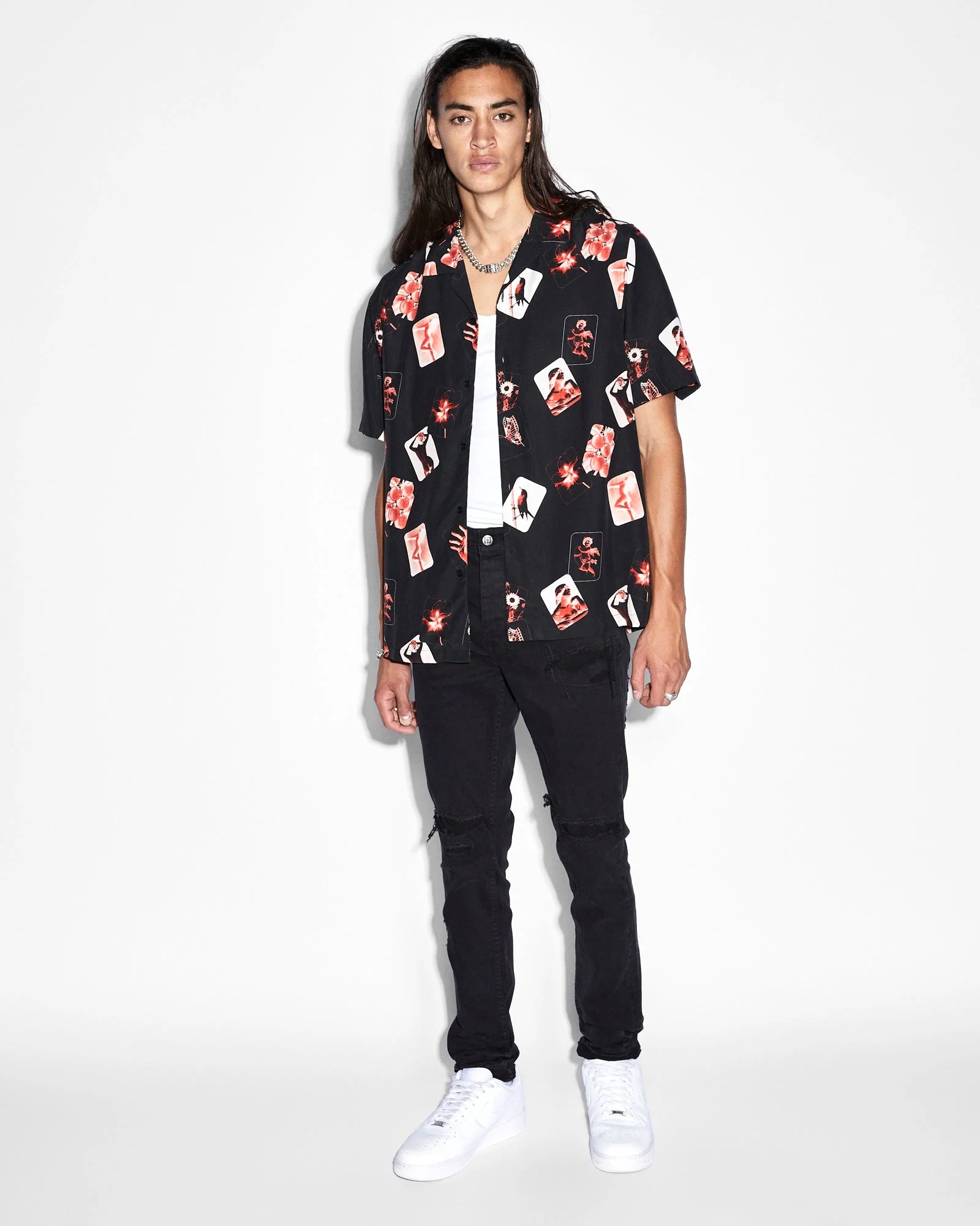 ICONS RESORT SS SHIRT BLACK - Image 4