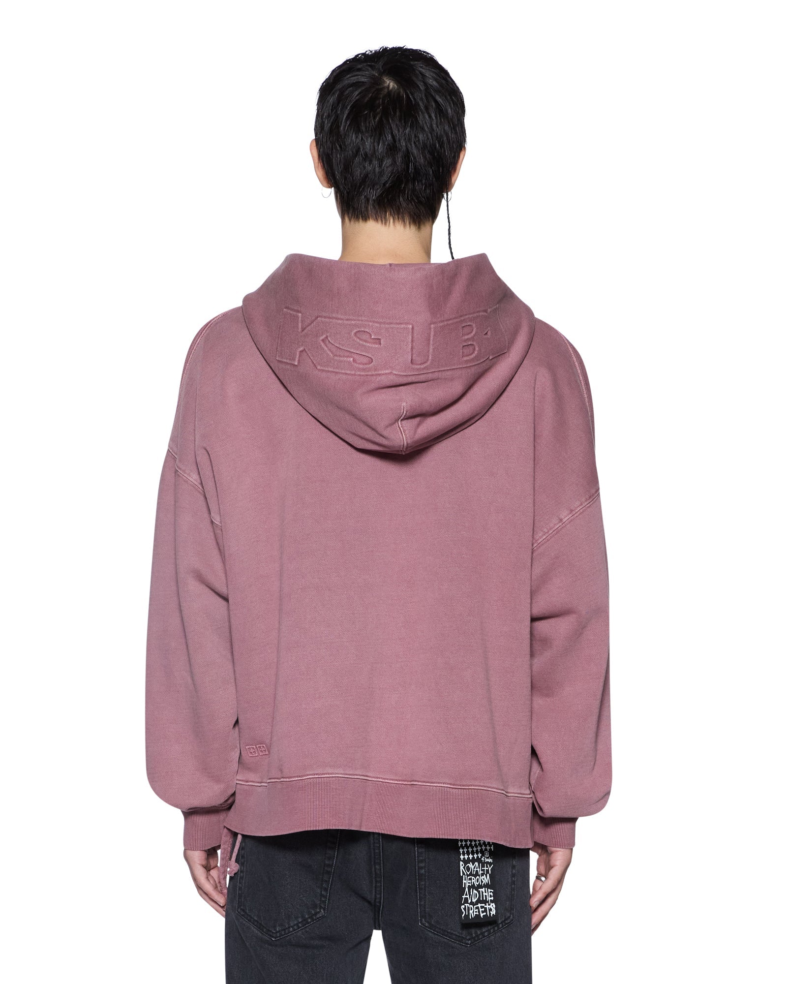 INTRUDER EKCESS ZIP HOOD PLUM - Image 3