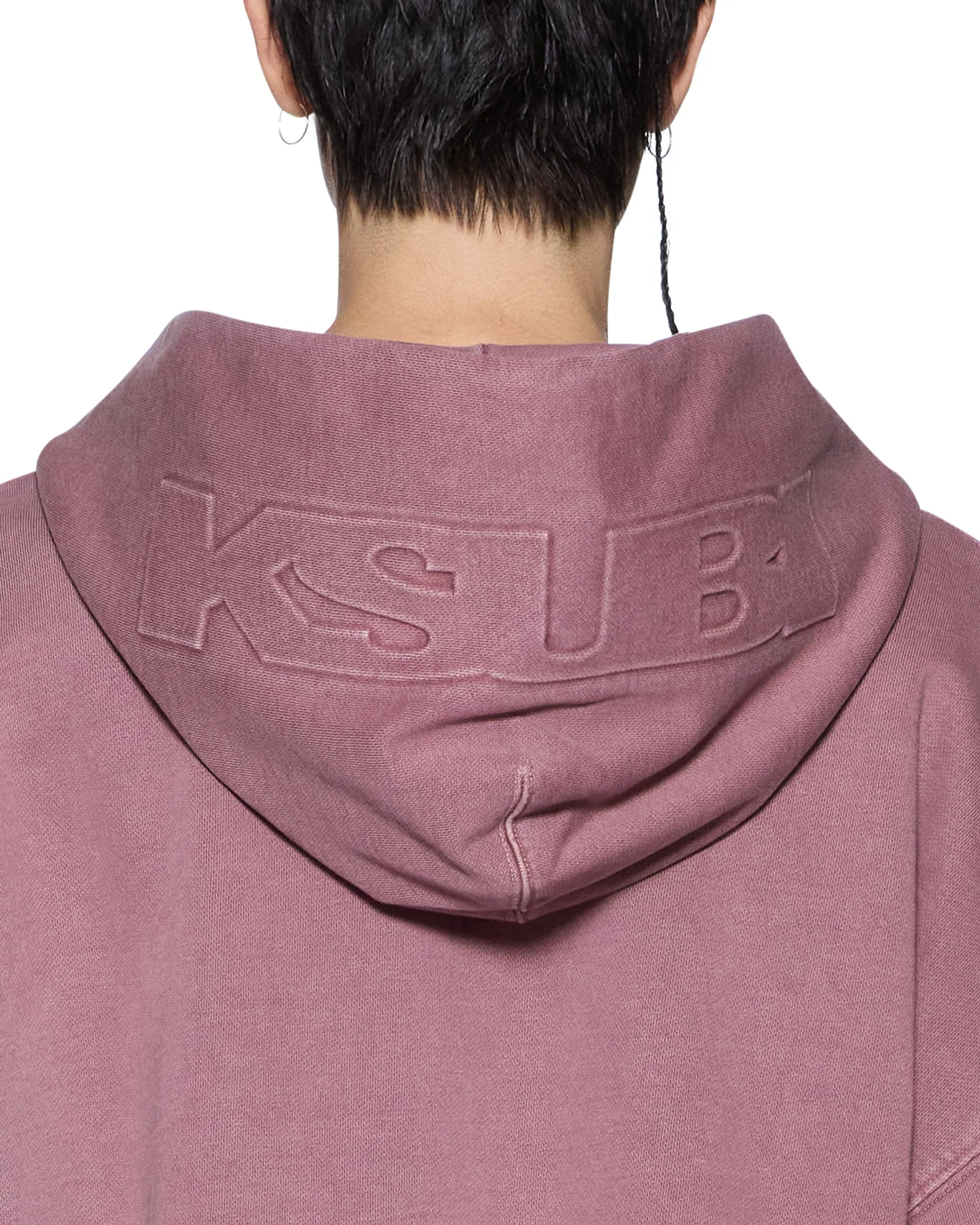 INTRUDER EKCESS ZIP HOOD PLUM - Image 5