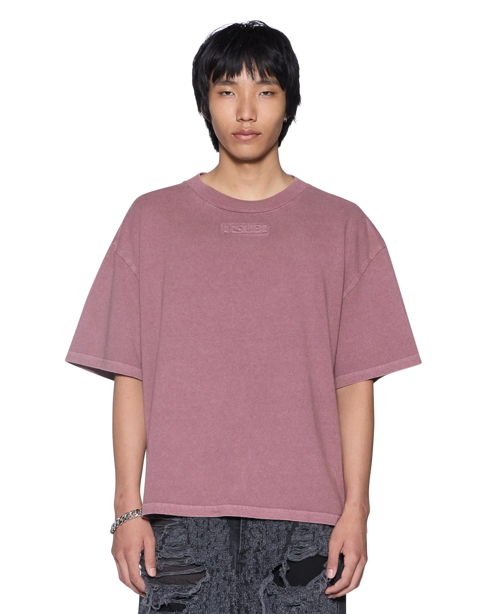 INTRUDER HALEN SS TEE PLUM - Image 3