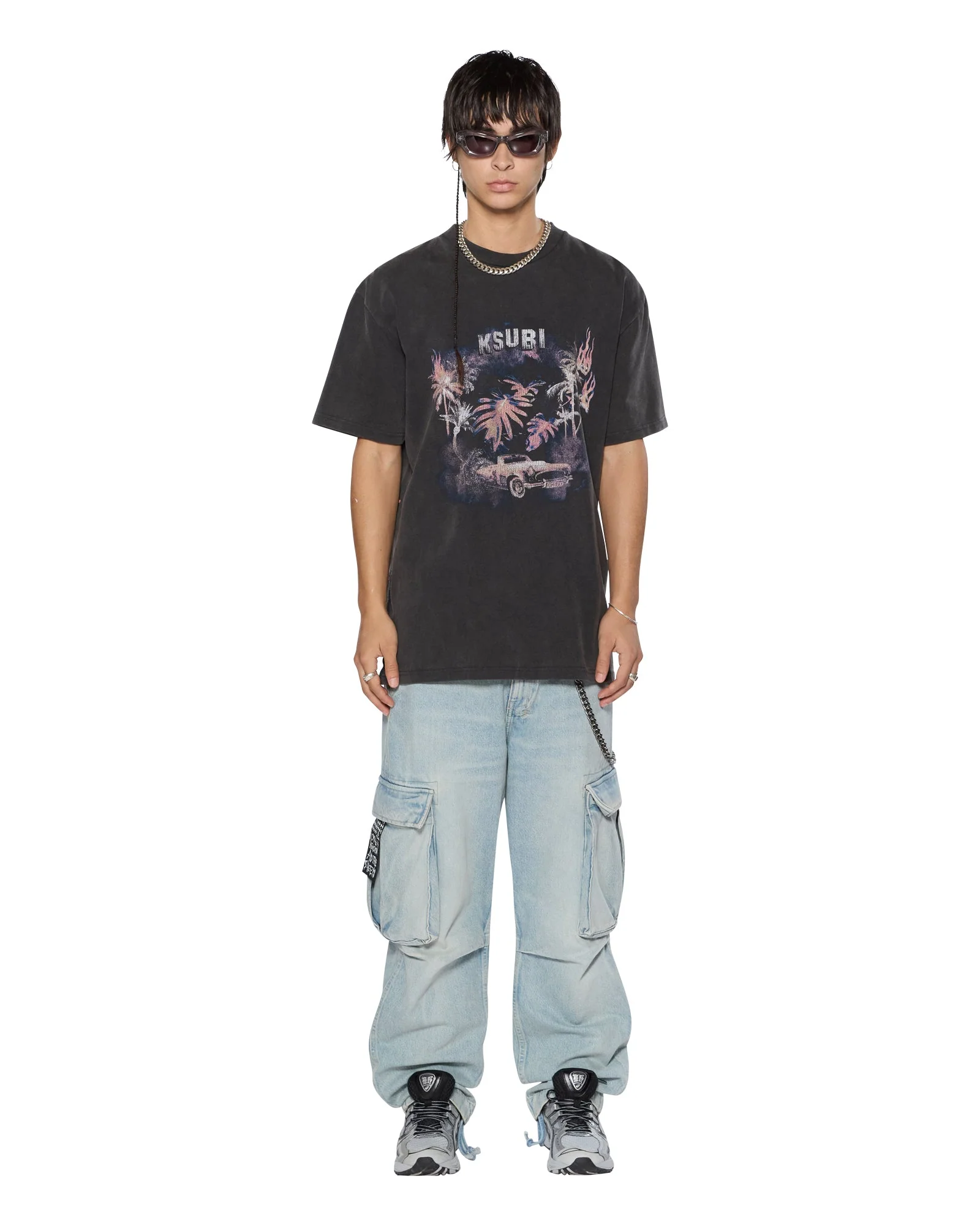 ISLAND BIGGIE SS TEE FADED BLACK - Image 3