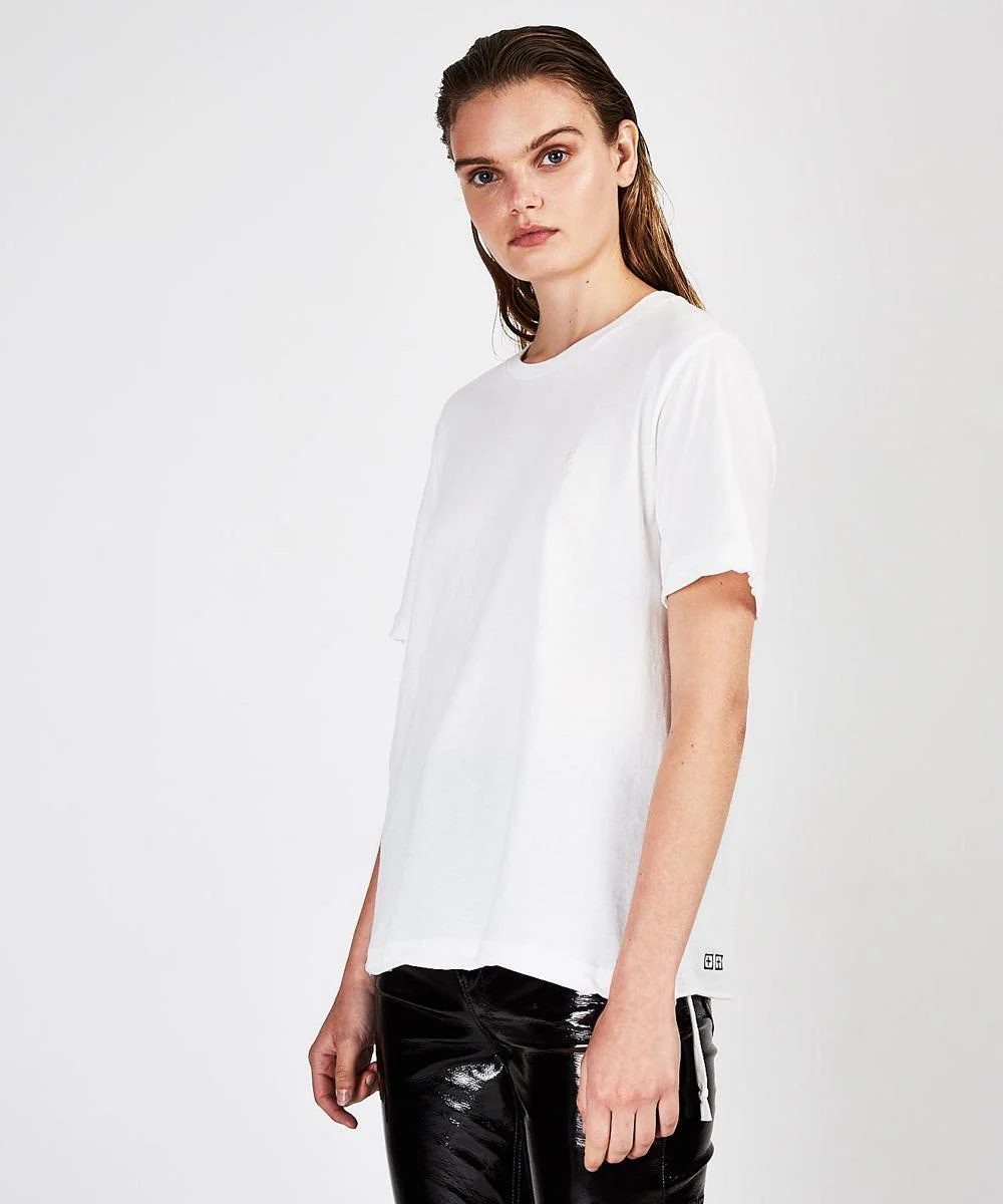 JACKSON SS TEE WORN IN WHITE - Image 2