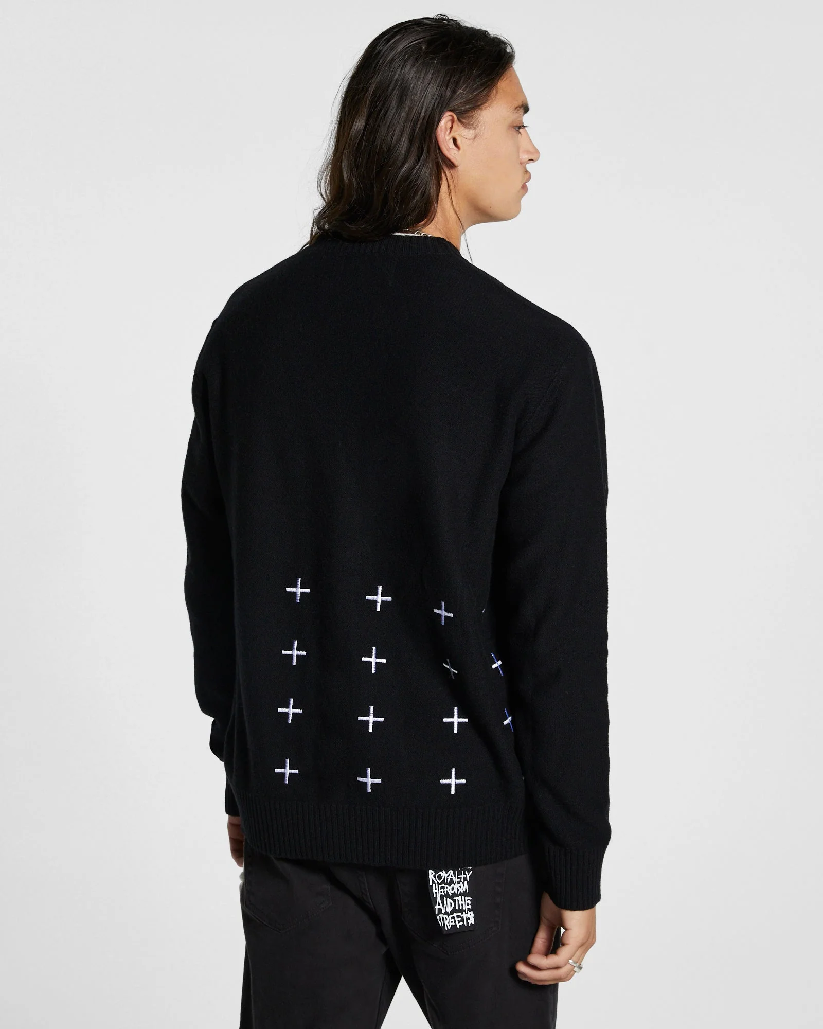 K MAN CARDIGAN BLACK - Image 3