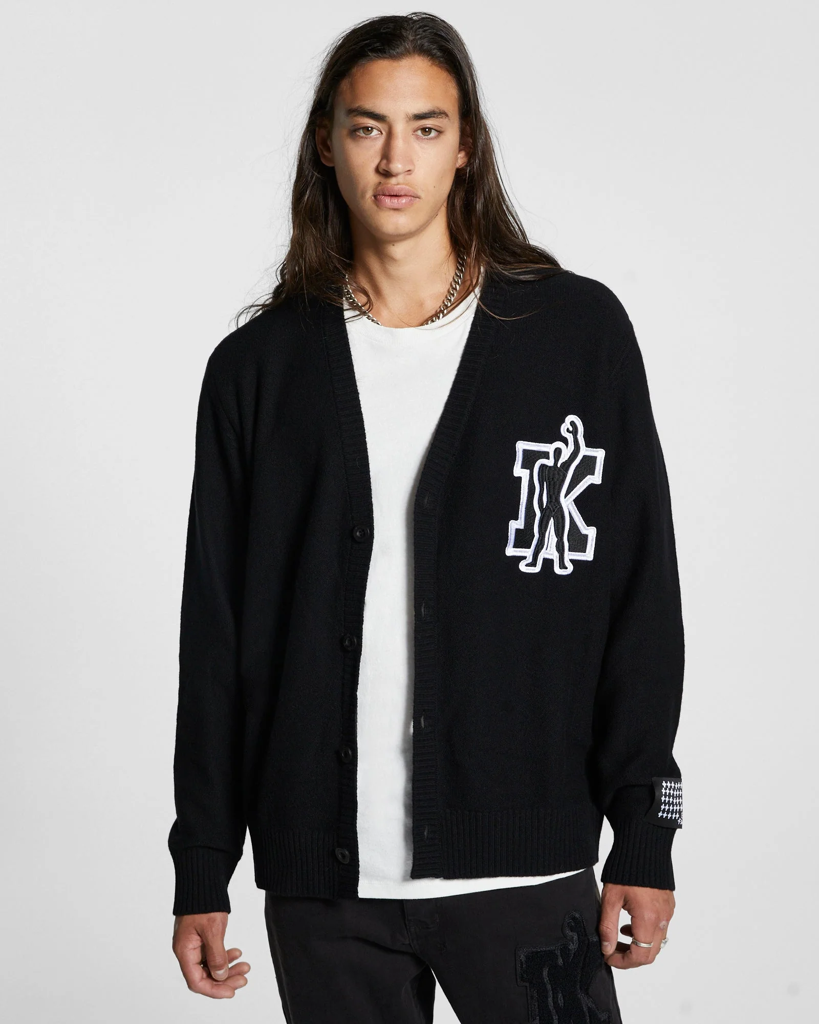 K MAN CARDIGAN BLACK - Image 4