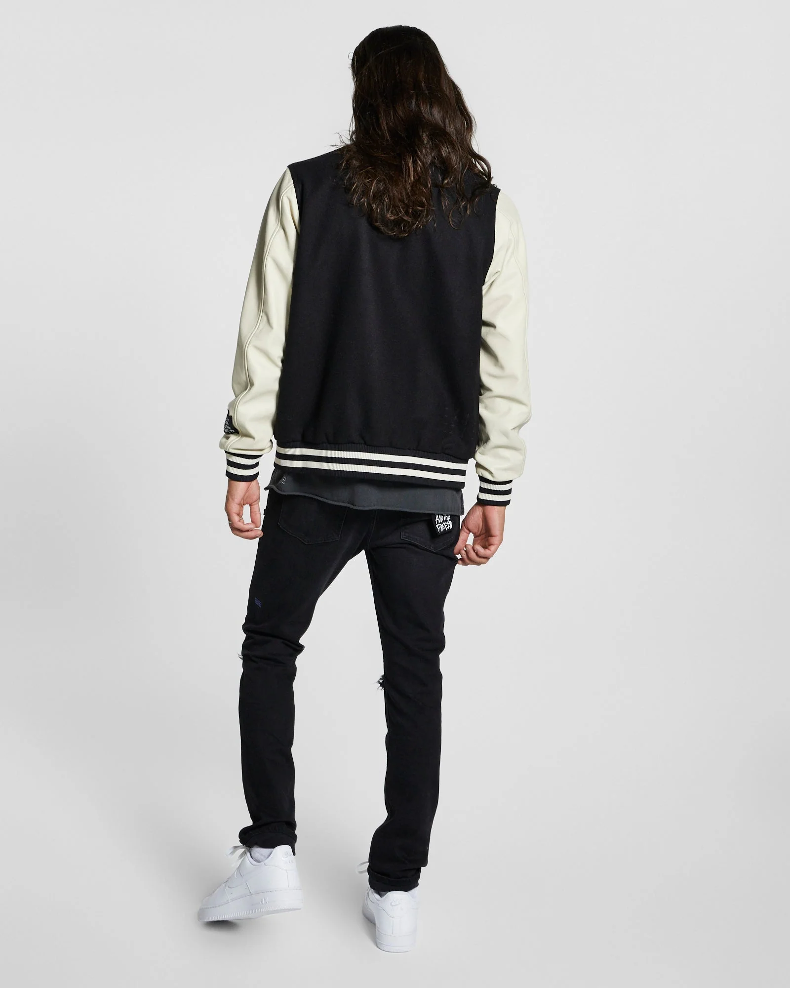 KING PATCH LETTERMAN BLACK - Image 8