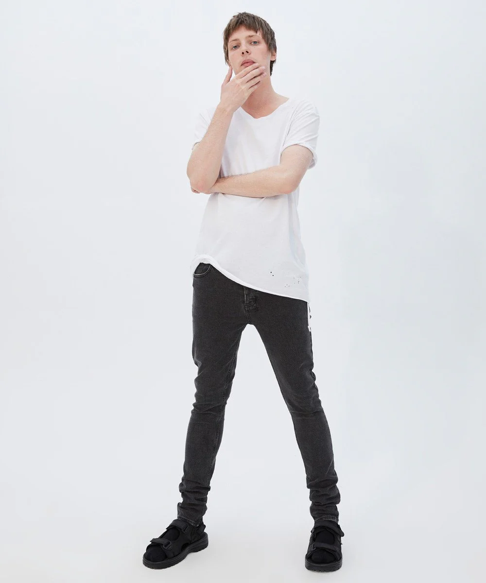 KODEINE SS TEE WORN IN WHITE
