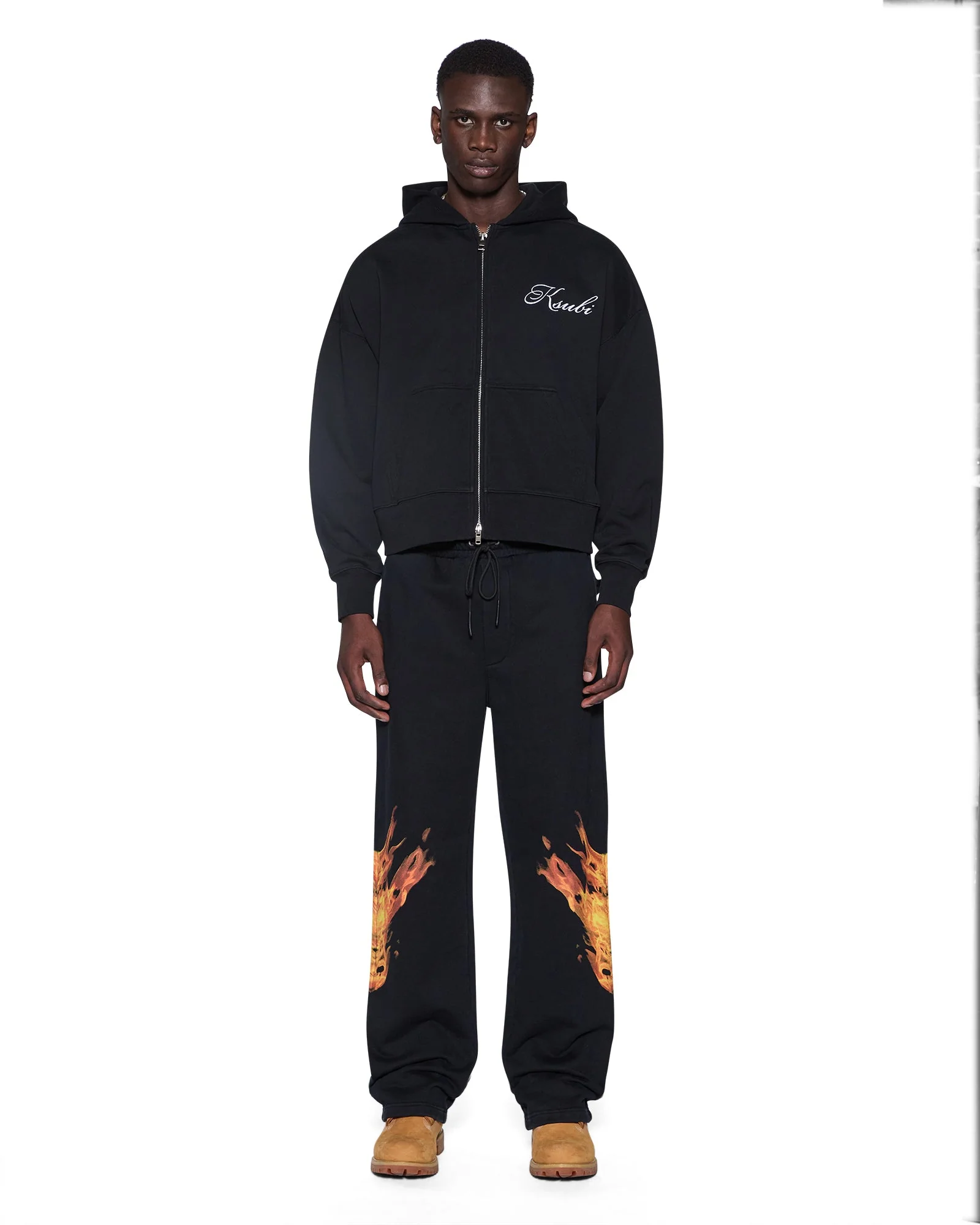KROWN HALEN ZIP HOODIE BLACK - Image 3