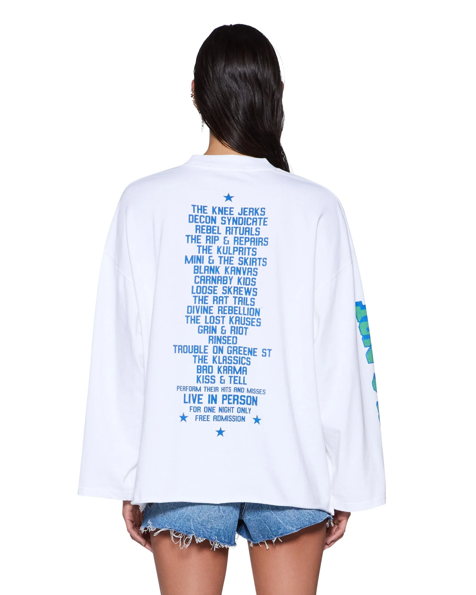 KSTUDIO BOYFRIEND LS TEE WHITE - Image 3