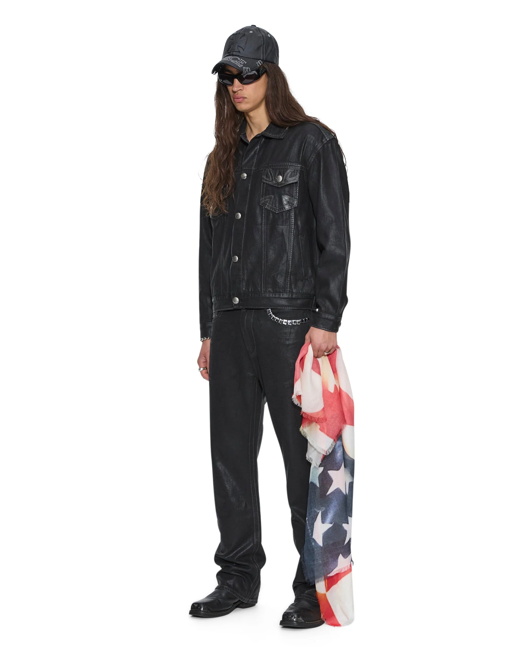 KSUBI X ALICE HOLLYWOOD OH G JACKET BLACK WAX - Image 4
