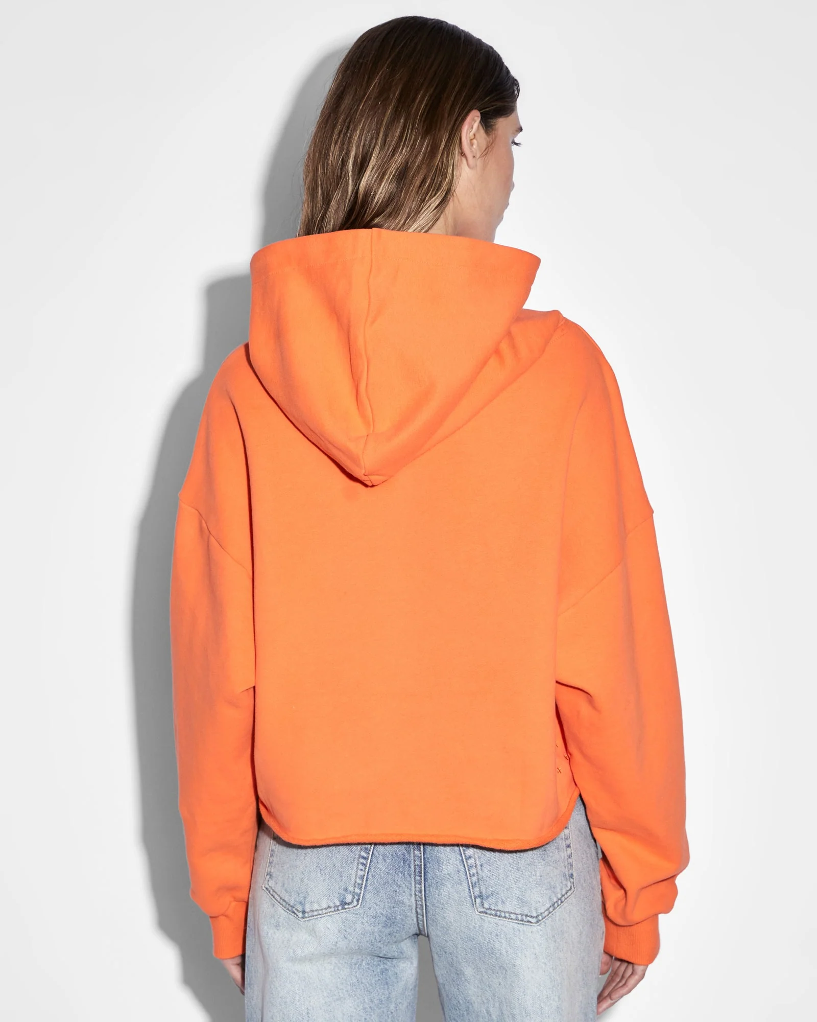 KSUBI X P.E NATION HOODIE SHOCKING ORANGE - Image 3