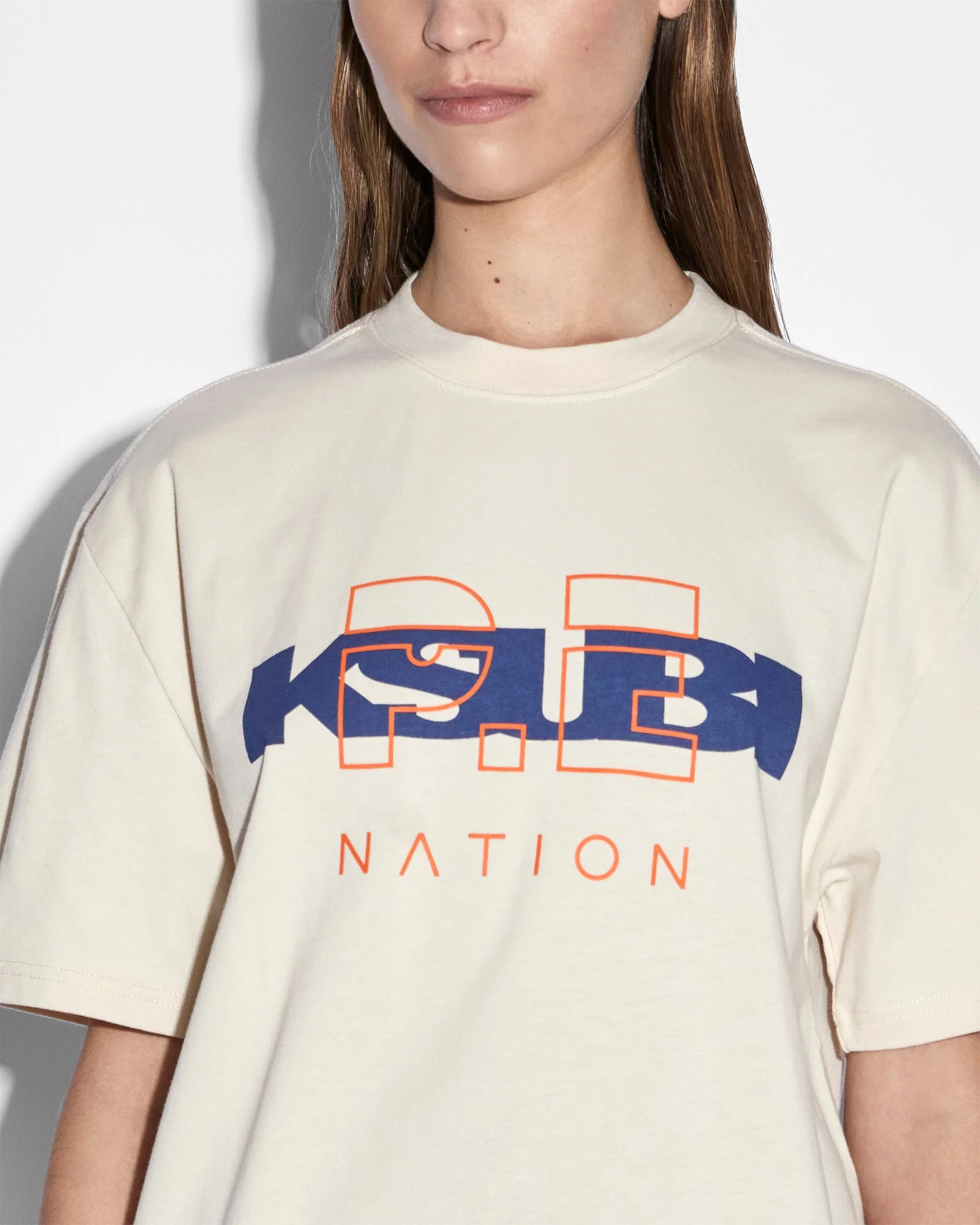 KSUBI X P.E NATION SS TEE ECRU - Image 4