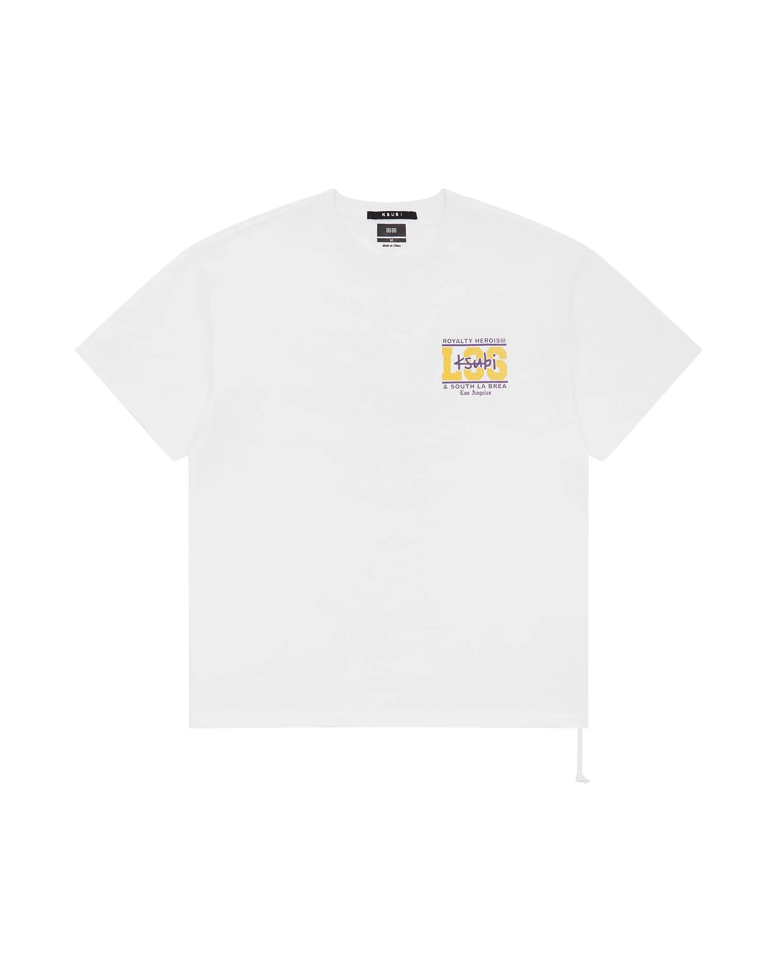 LA AND THE STREETS SS BIGGIE TEE WHITE - Image 3