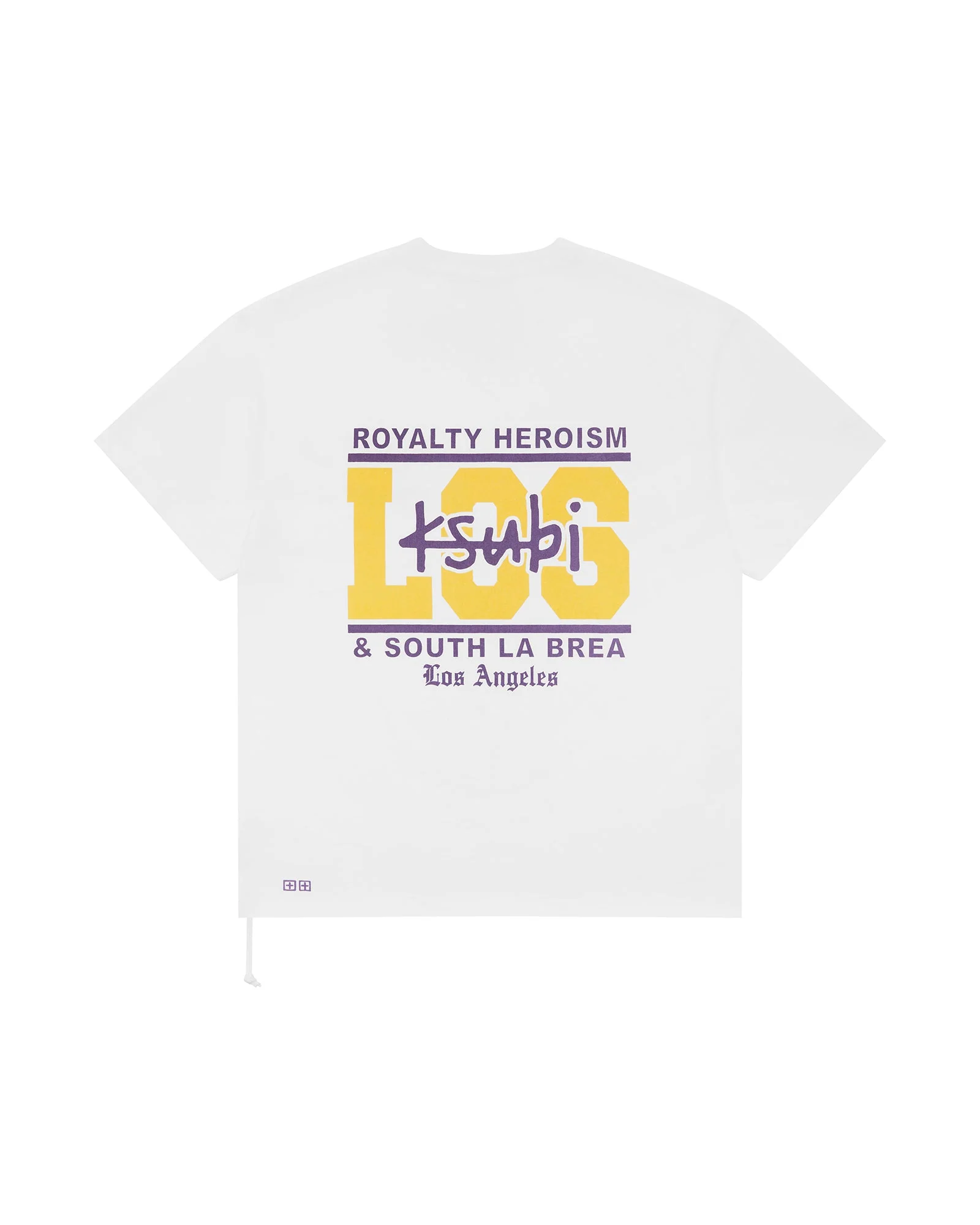 LA AND THE STREETS SS BIGGIE TEE WHITE - Image 4