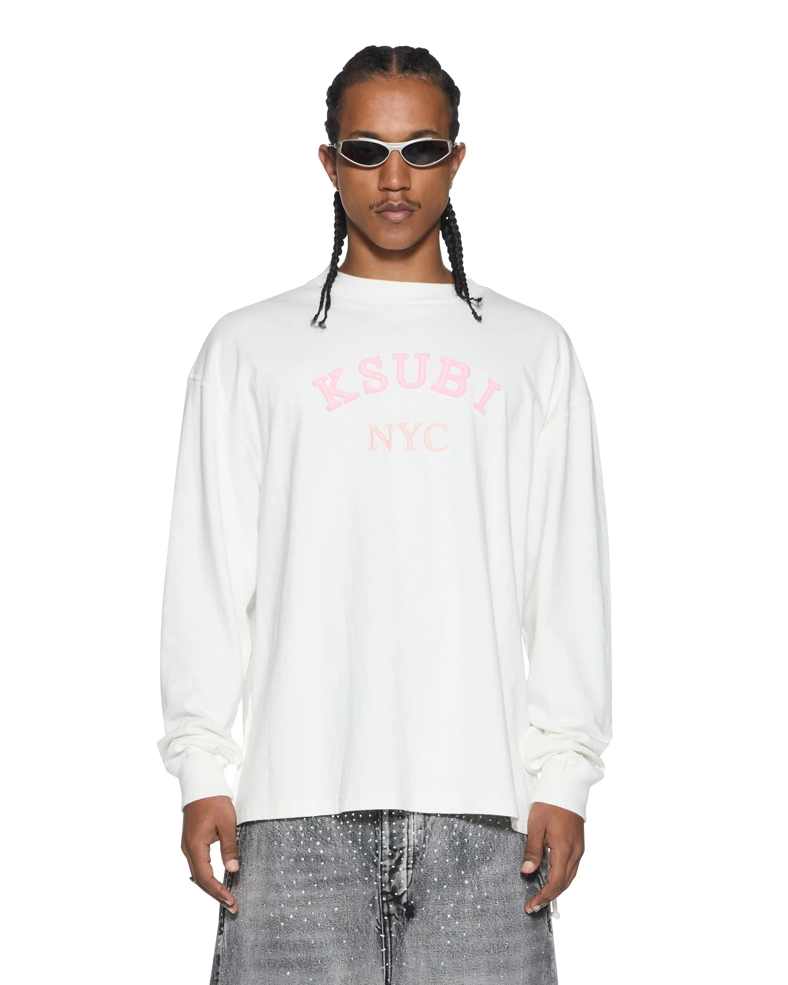 LAYBEL EKCESS LS TEE TRU WHITE - Image 3