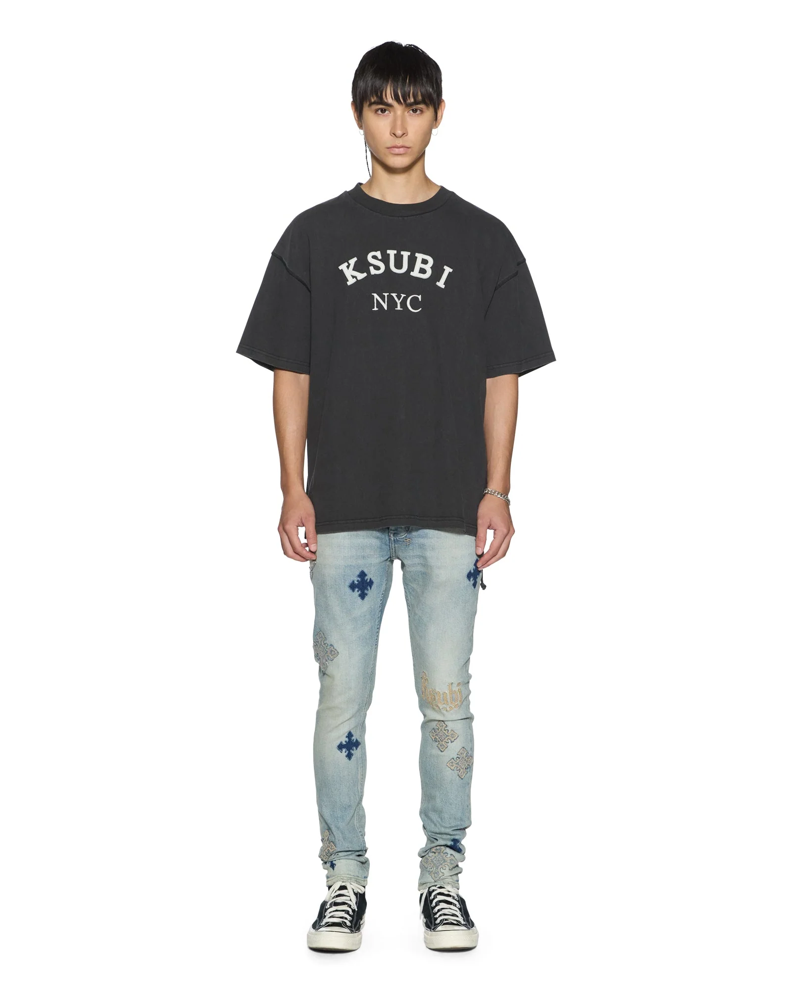 LAYBEL EKCESS SS TEE WASHED BLACK - Image 2