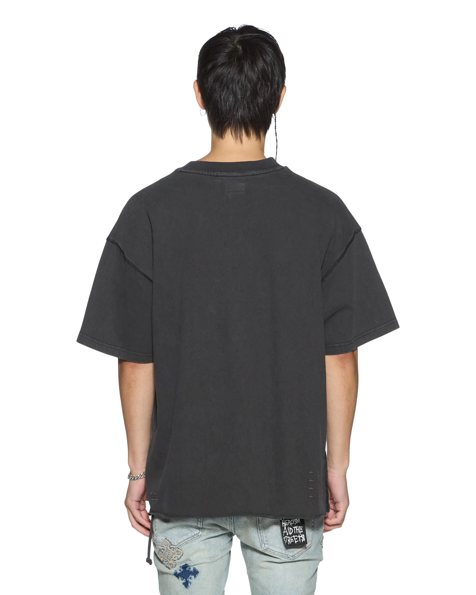 LAYBEL EKCESS SS TEE WASHED BLACK - Image 3