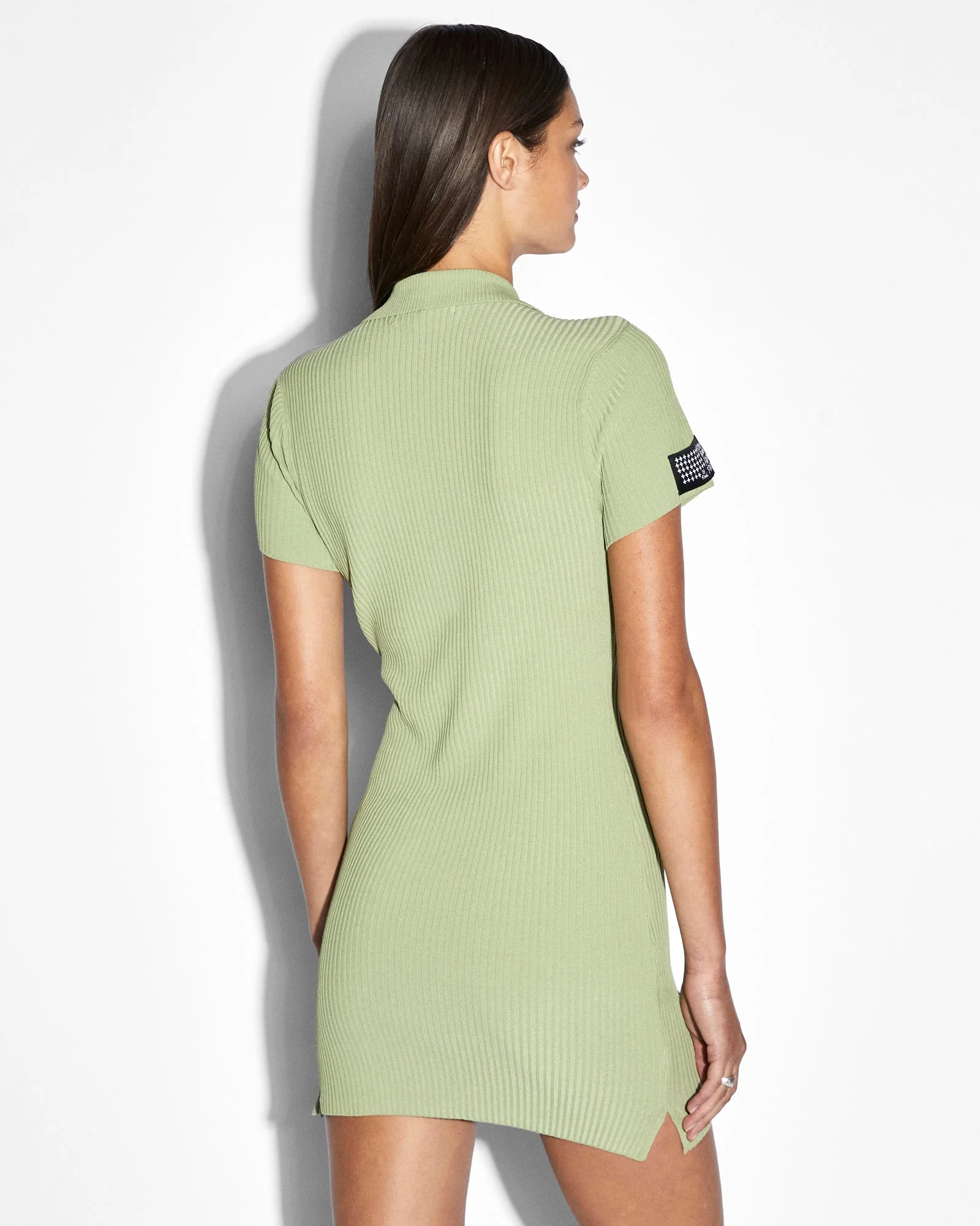 LEAGUE POLO DRESS SAGE - Image 3