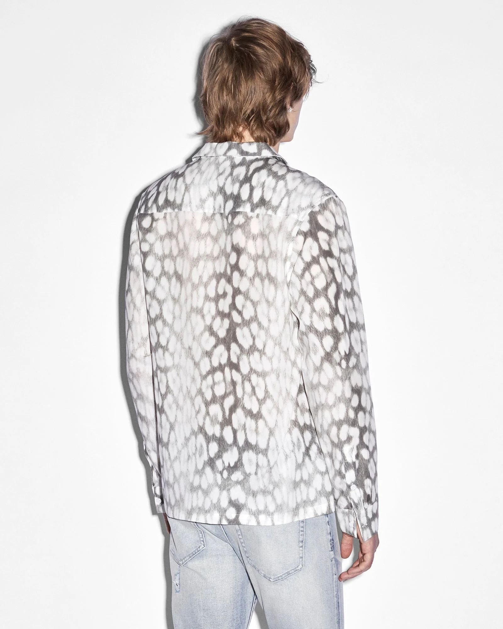 LEO PORTAL RESORT LS SHIRT GREY - Image 3