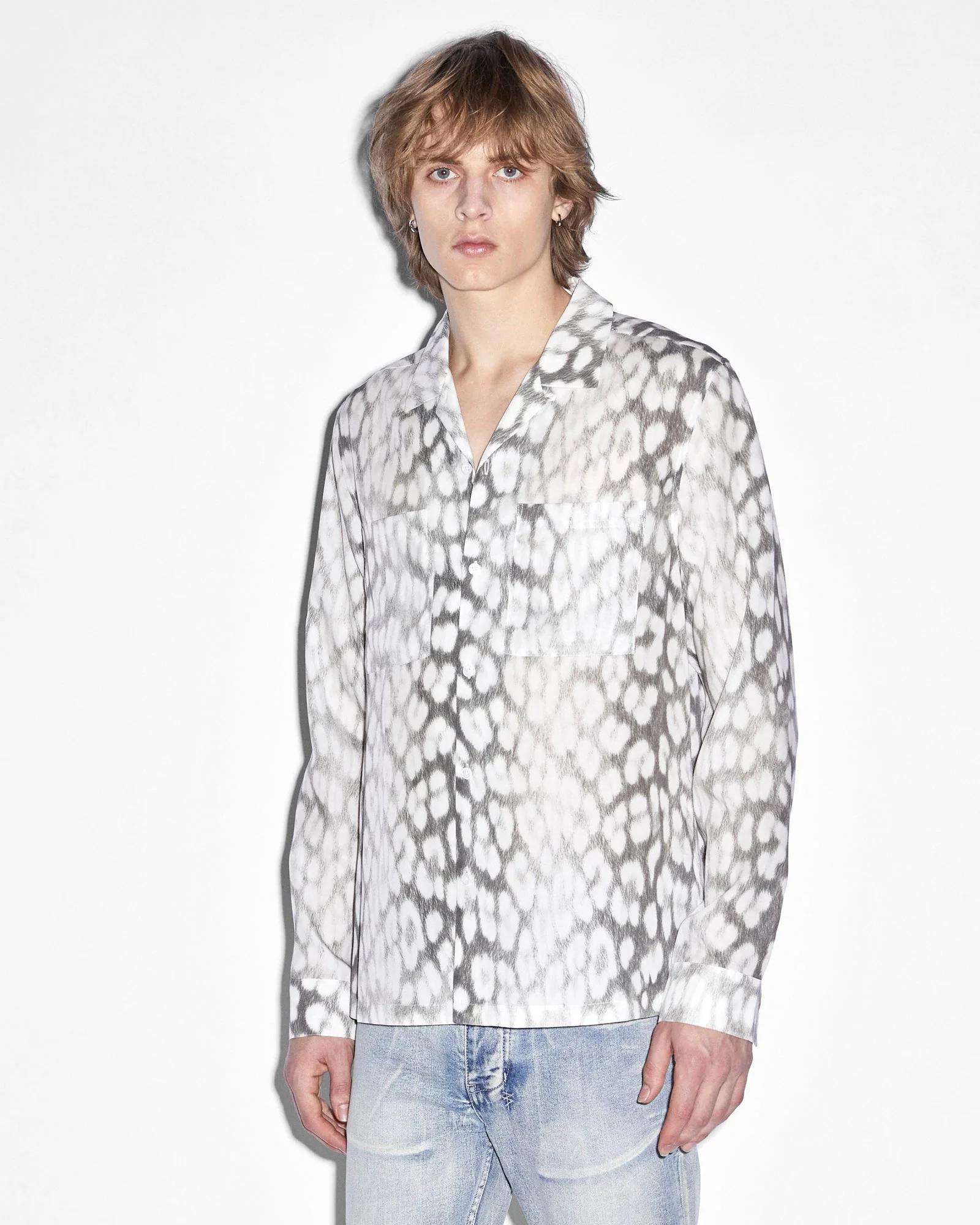 LEO PORTAL RESORT LS SHIRT GREY - Image 7