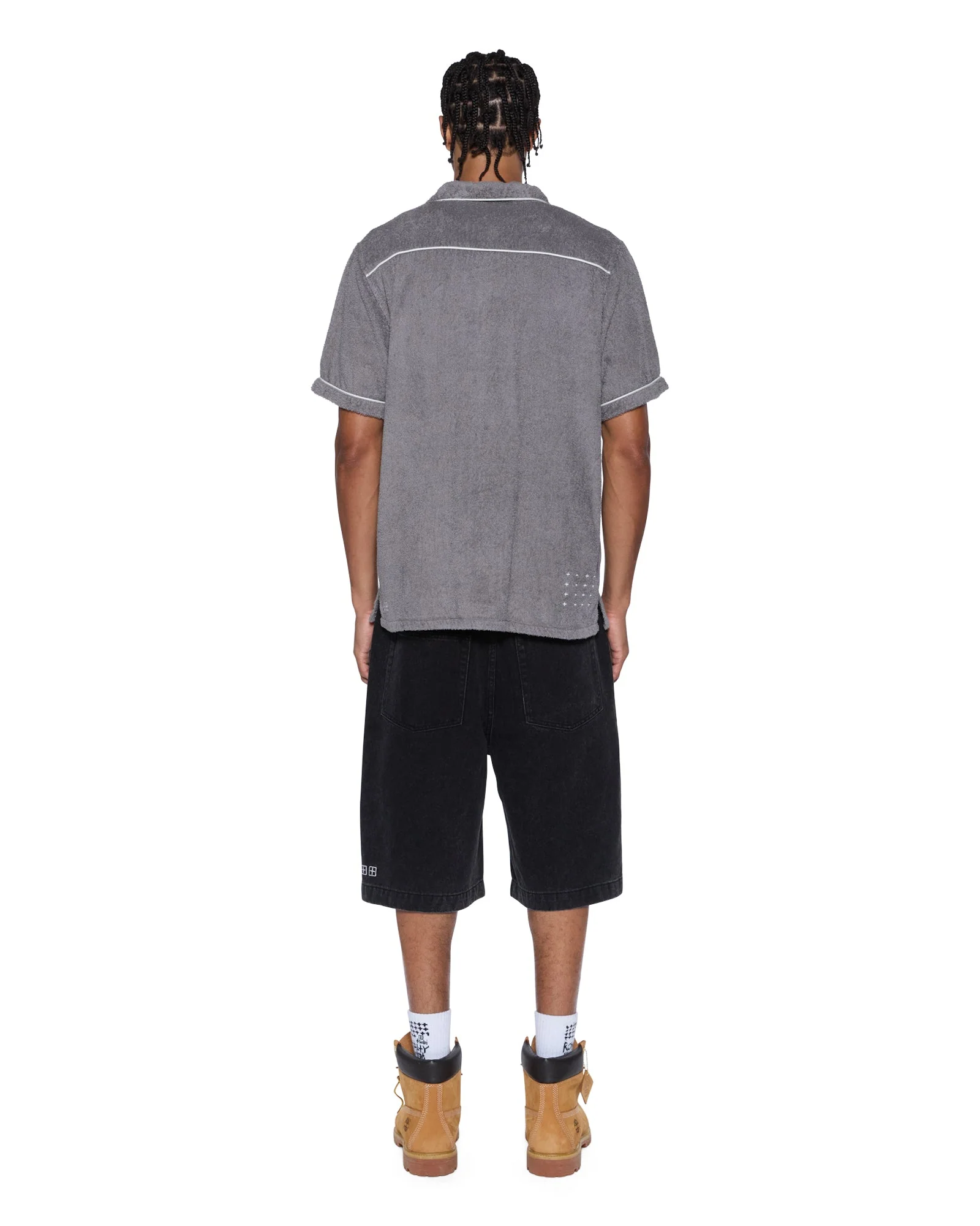 LOUNGE SS RESORT SHIRT CHARCOAL - Image 5