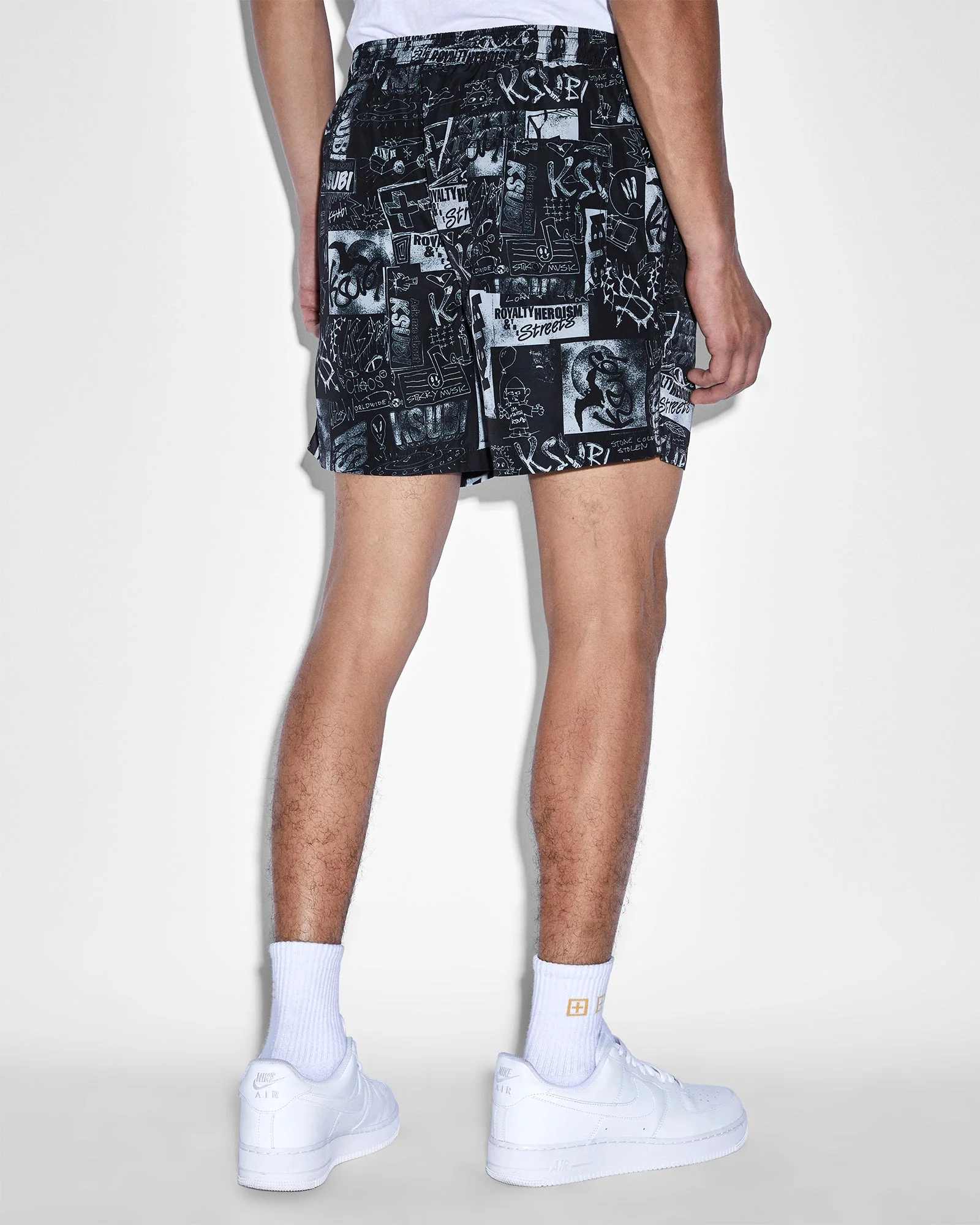 MASH UP BOARDSHORT BLACK - Image 6