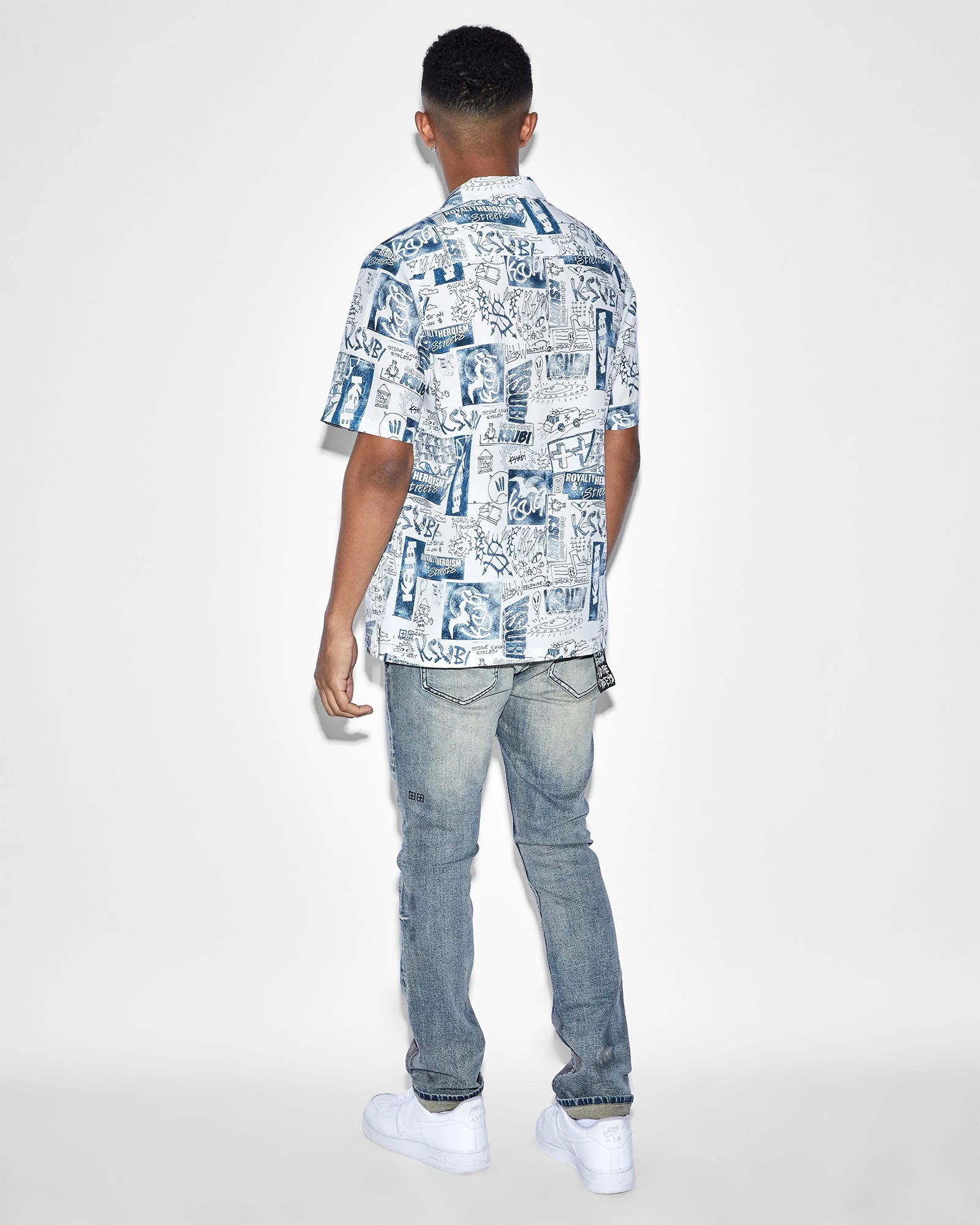 MASH UP RESORT SHIRT WHITE - Image 4