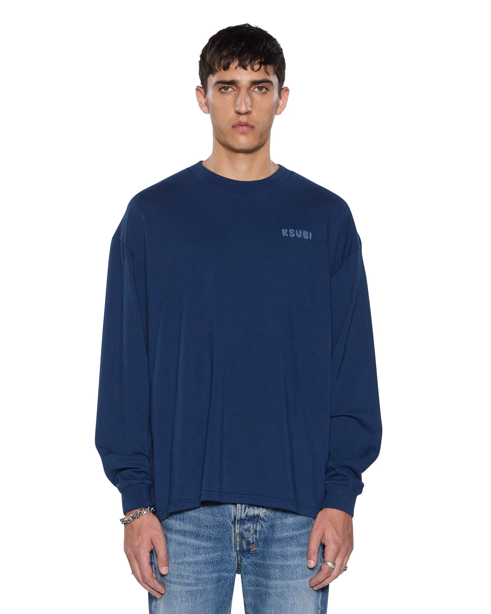 MEKANIK EKCESS LS TEE NAVY - Image 2