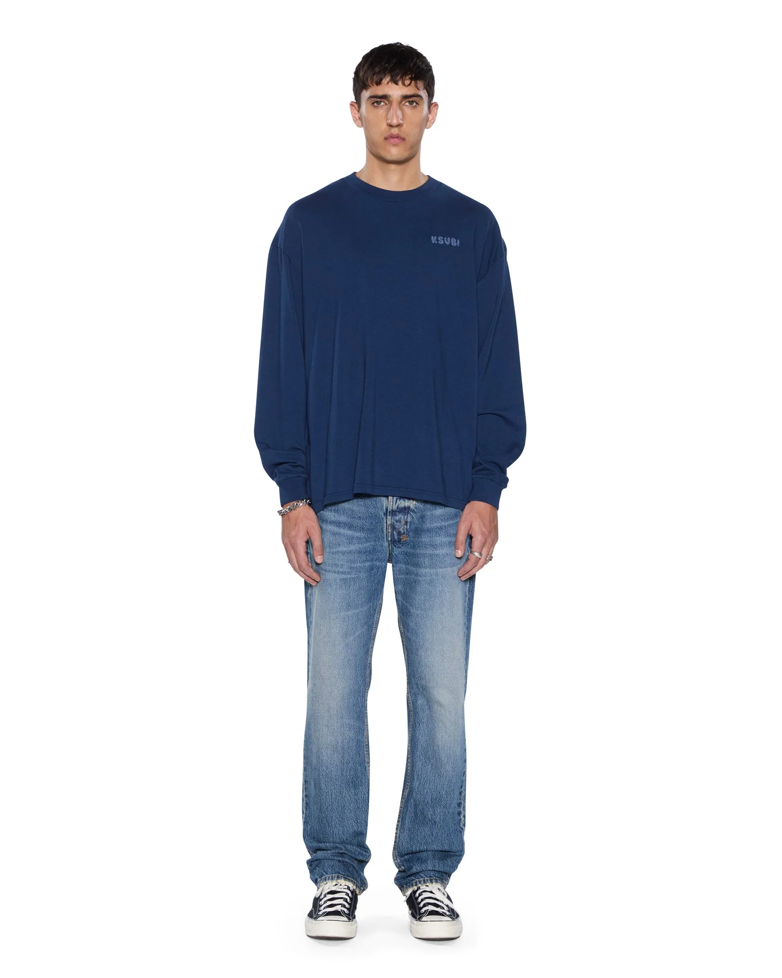 MEKANIK EKCESS LS TEE NAVY - Image 3